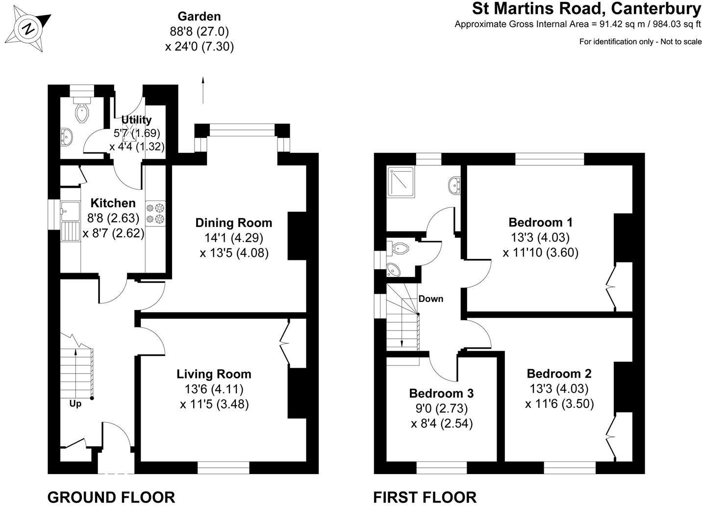 St. Martins Road, Canterbury floorplan