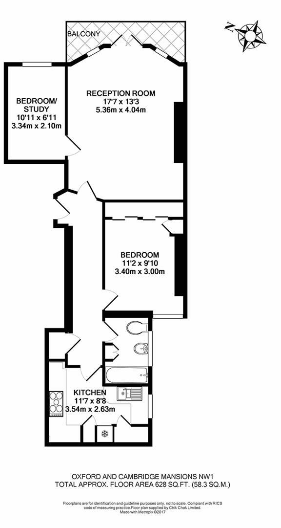 Old Marylebone Road, Marylebone, London, NW1 floorplan
