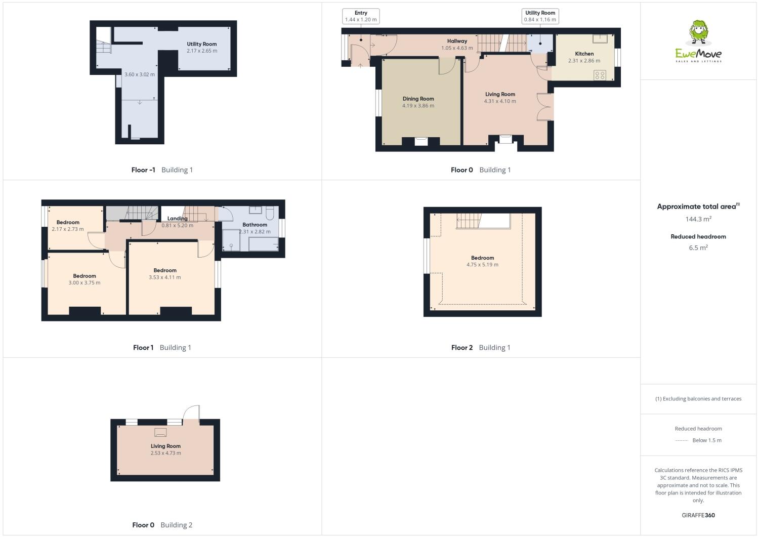 33 Cleveland Road, Huddersfield floorplan