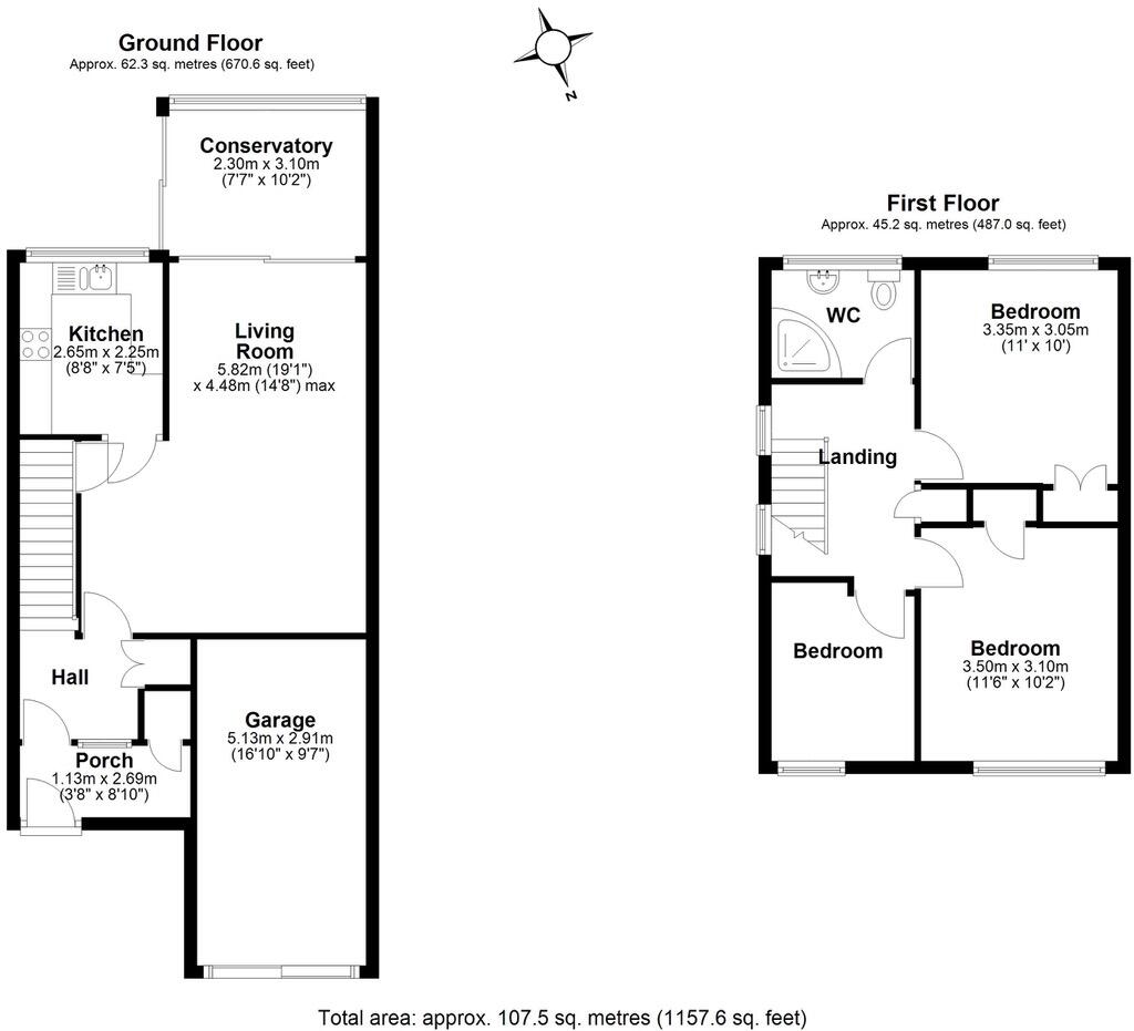 Meadow Close, AL9 floorplan