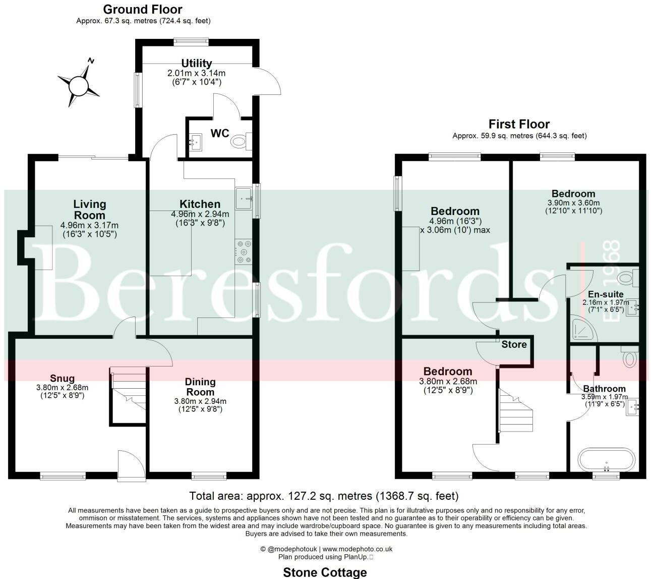The Endway, Great Easton, CM6 floorplan
