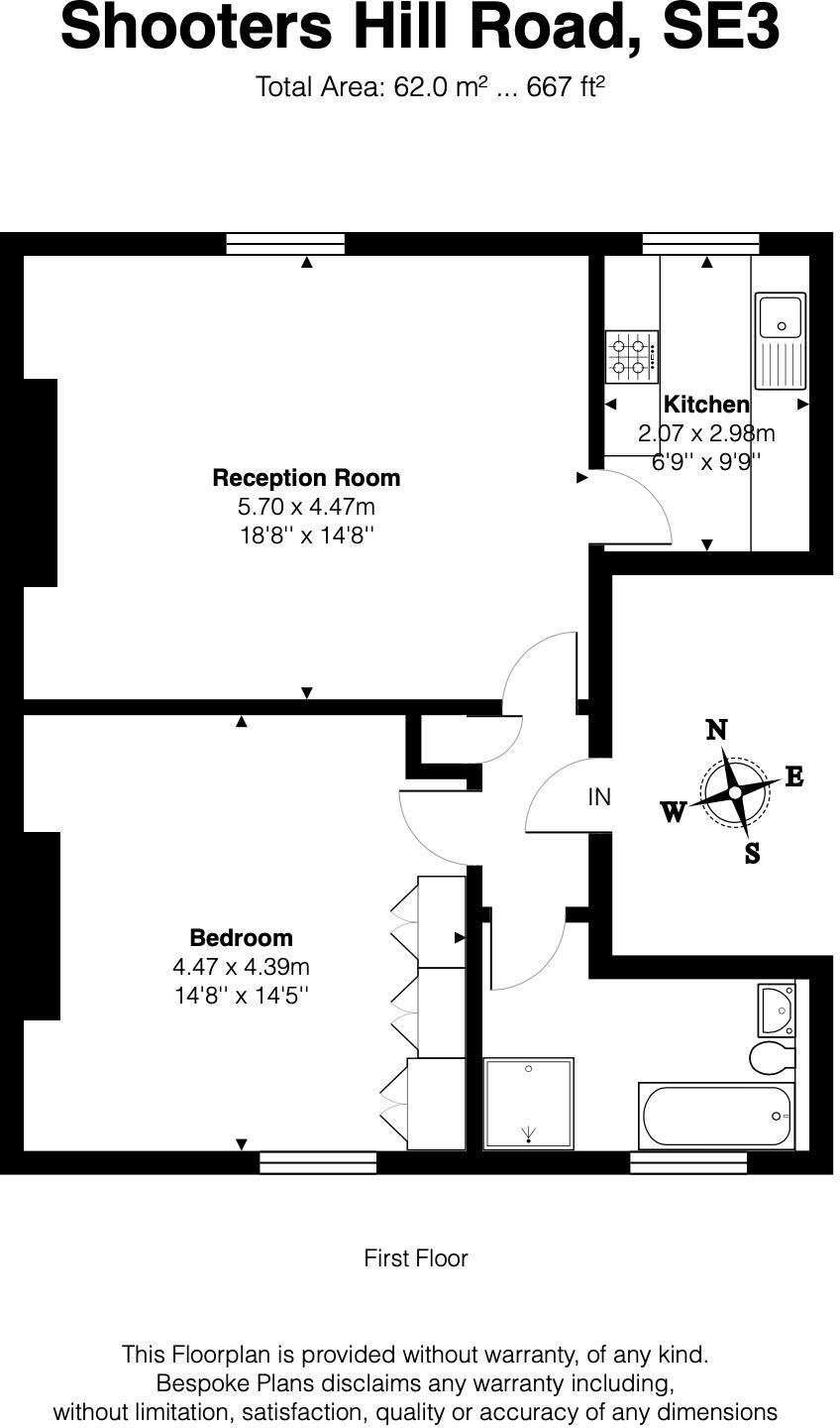 Shooters Hill Road, London floorplan