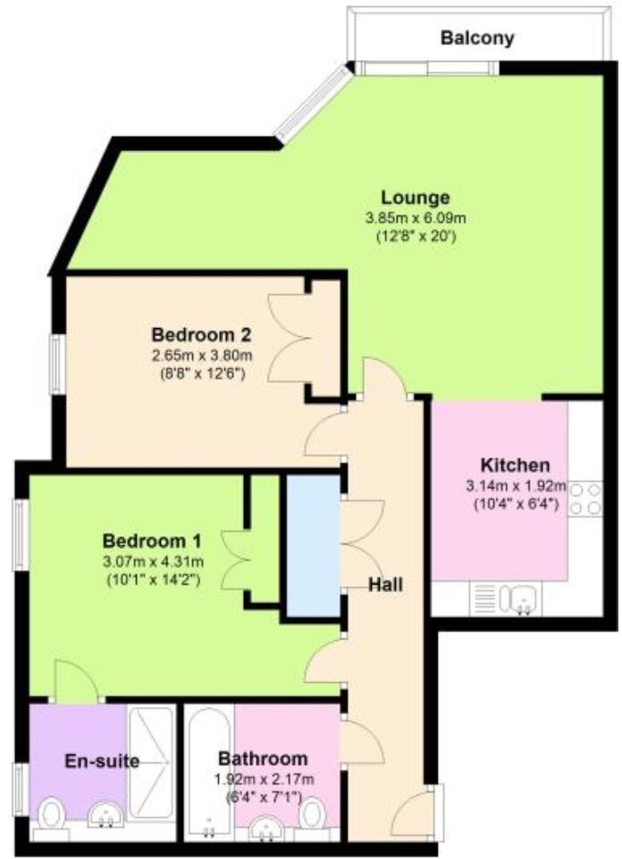 Maxim Tower, ROMFORD floorplan