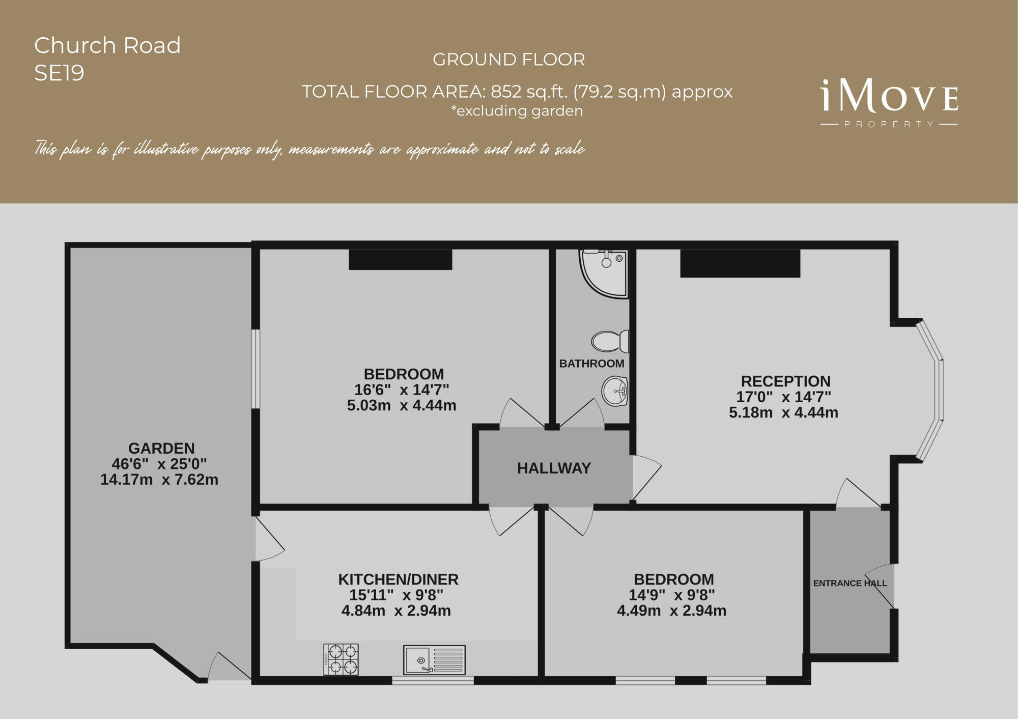 Church Road,  London, SE19 floorplan