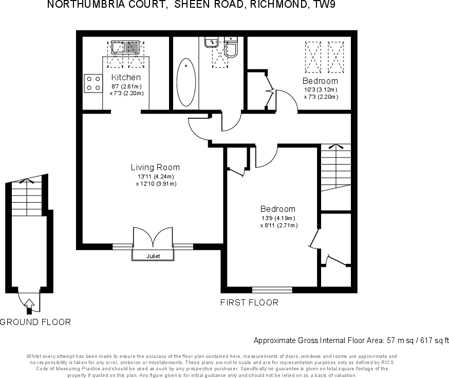 Northumbria Court, Richmond floorplan