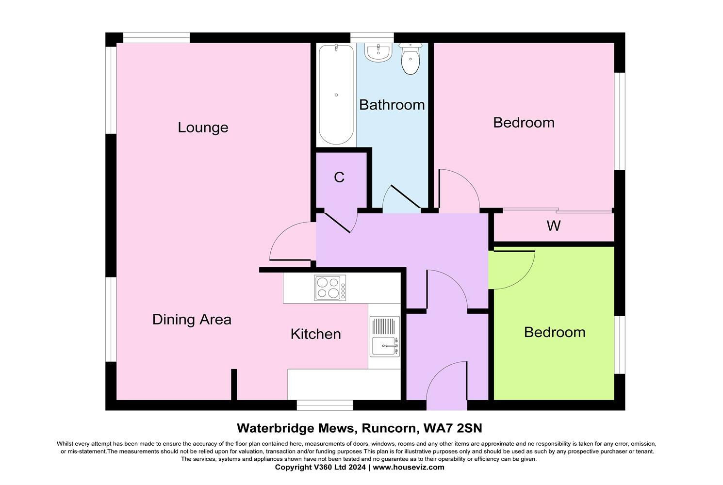 Waterbridge Mews, Runcorn, WA7 2SN floorplan