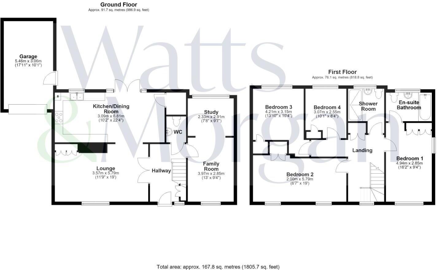 Unicorn Cottage, Chapel Road, Broughton, Nr Cowbridge, Vale of Glamorgan, CF71 7QR floorplan