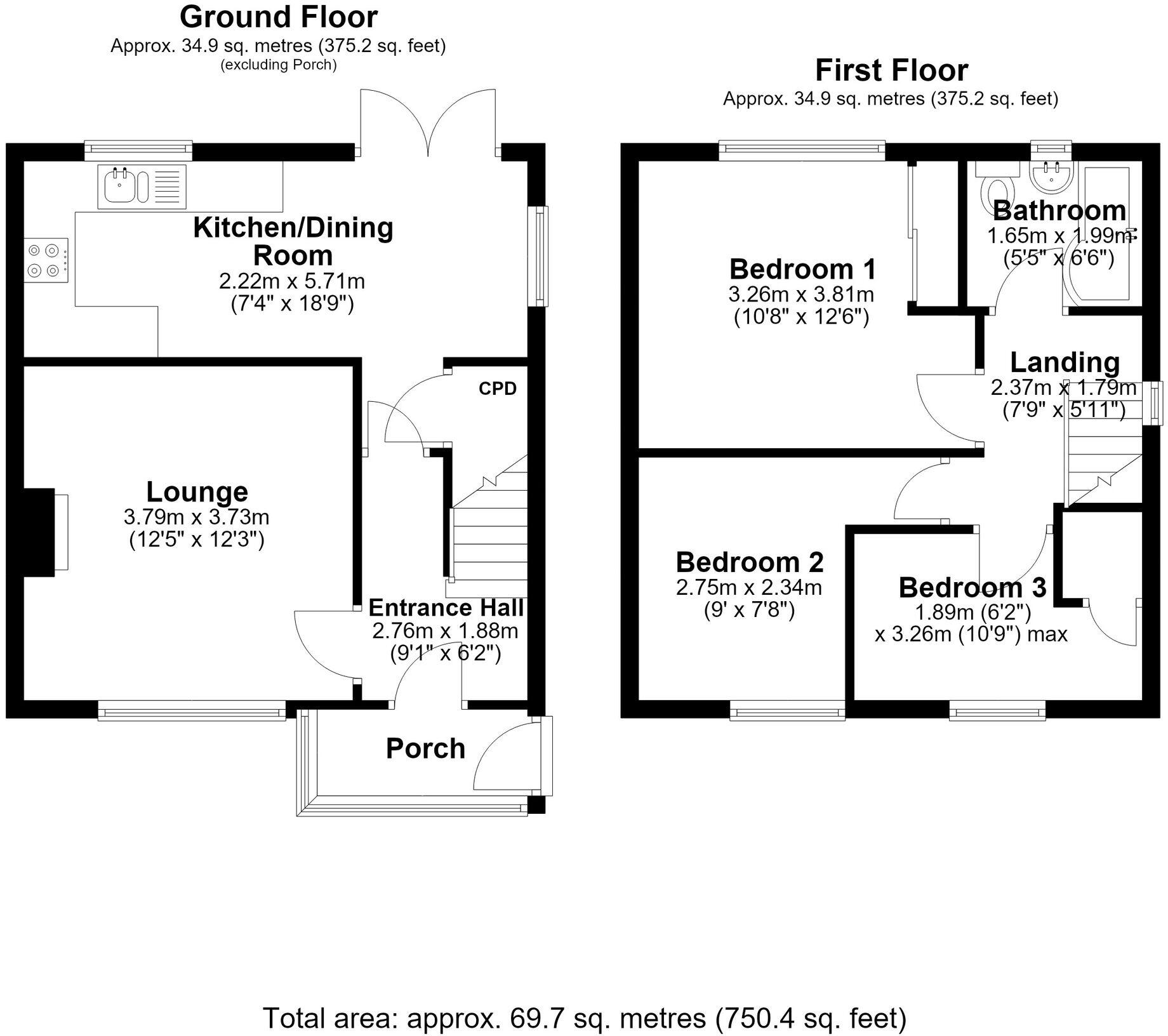 Kingsway, Chester, CH2 floorplan