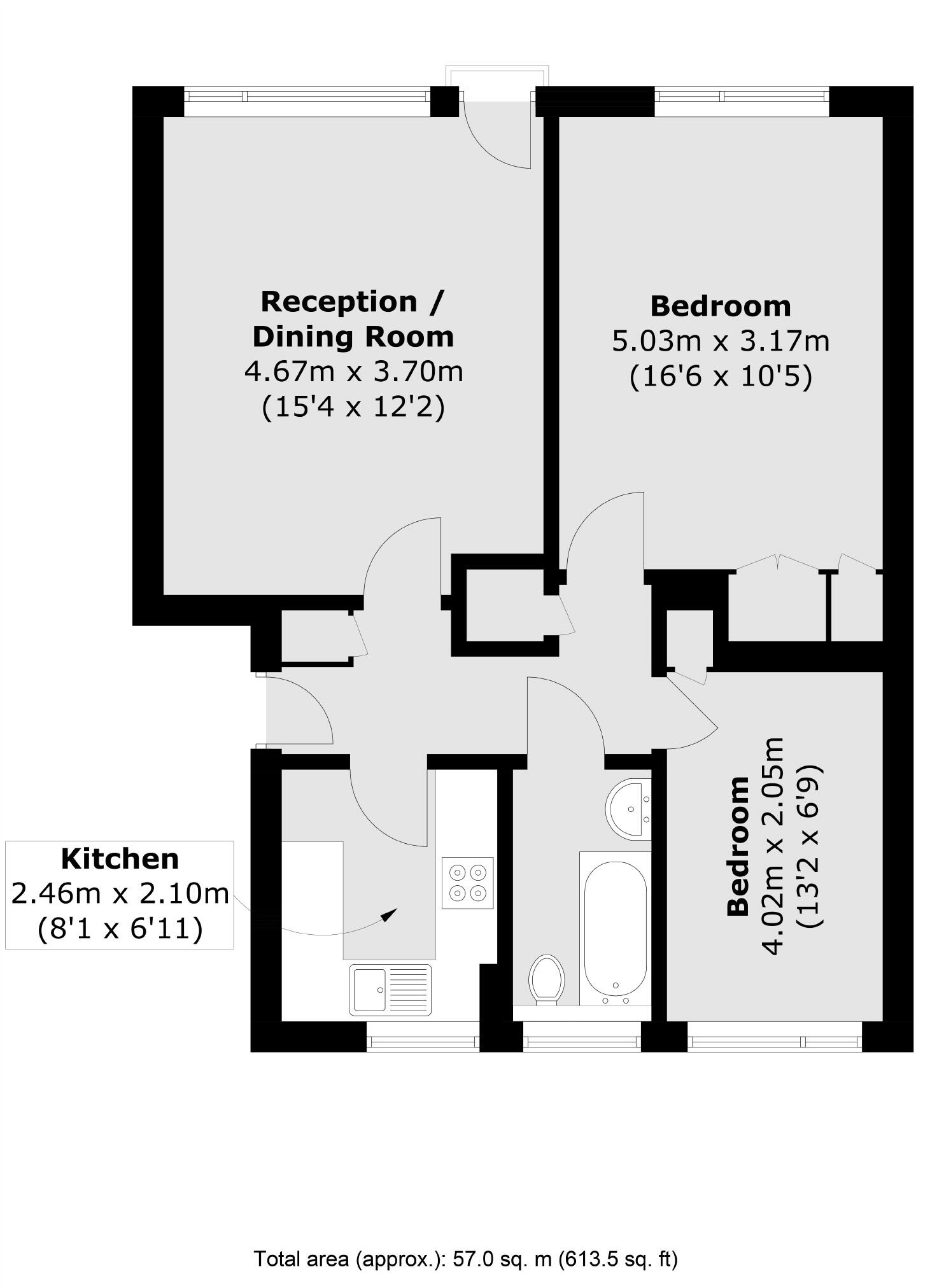 Beechcroft Close, Valley Road floorplan