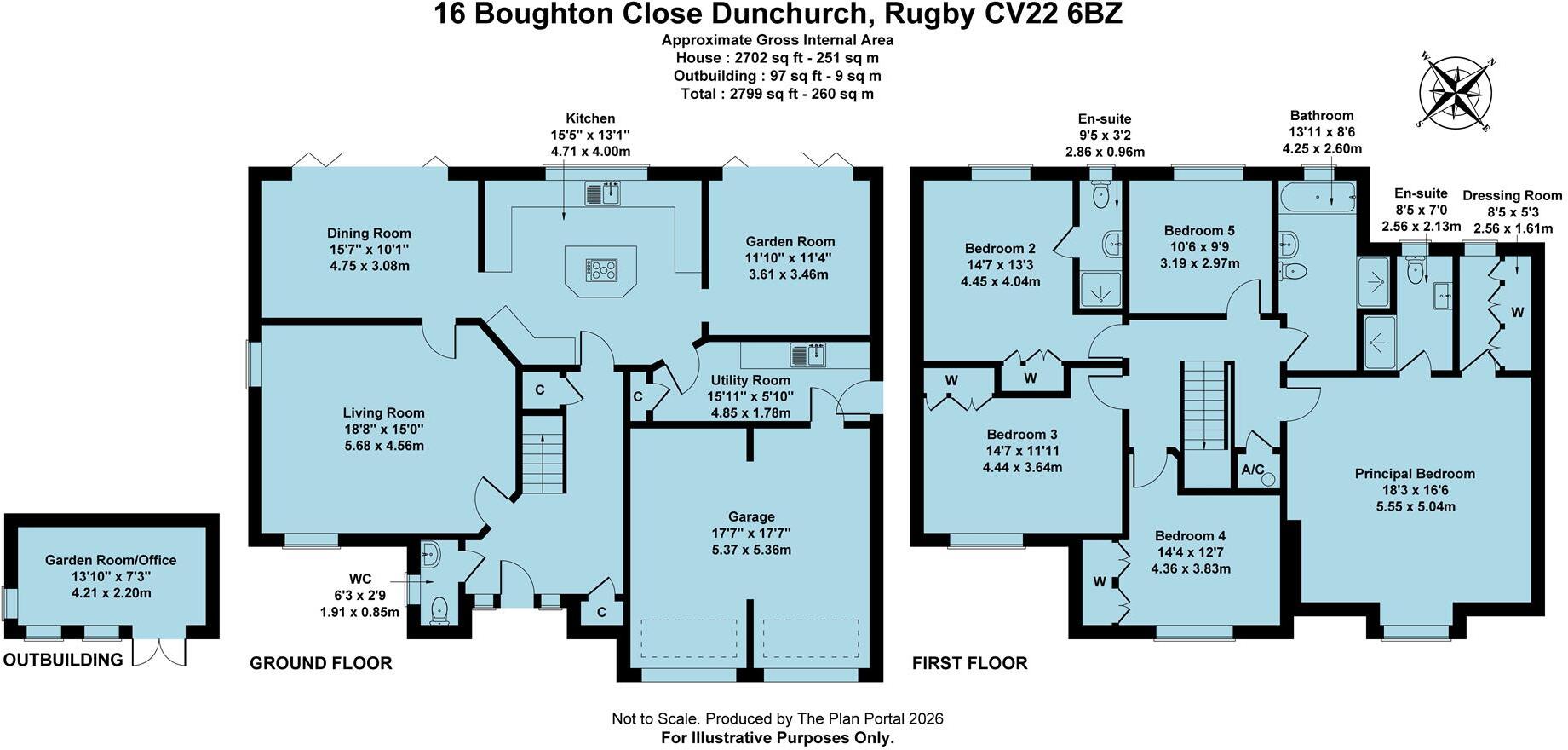 Boughton Close, Dunchurch, Rugby floorplan
