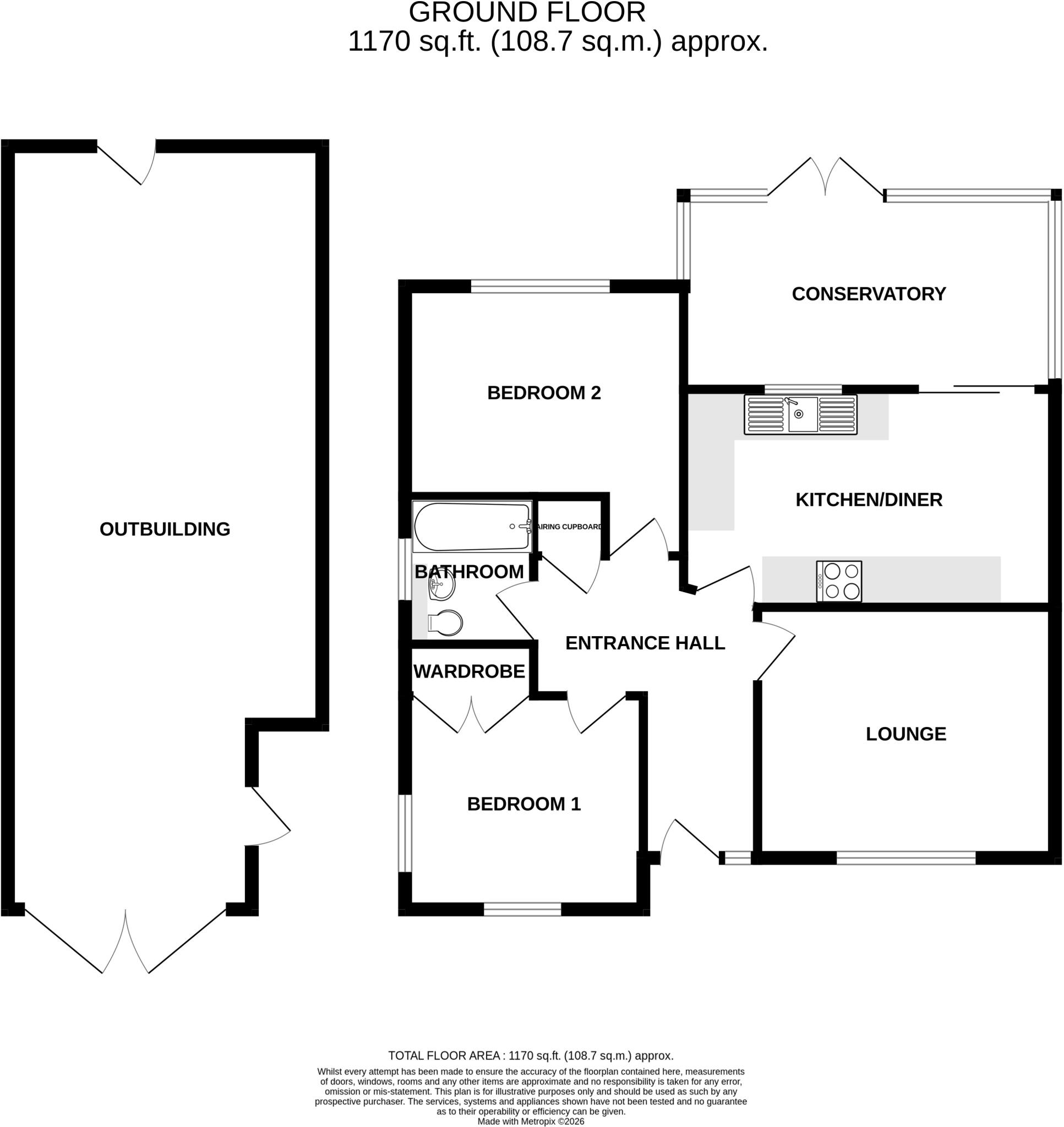 Wellings Close, Tatworth, Somerset, TA20 floorplan