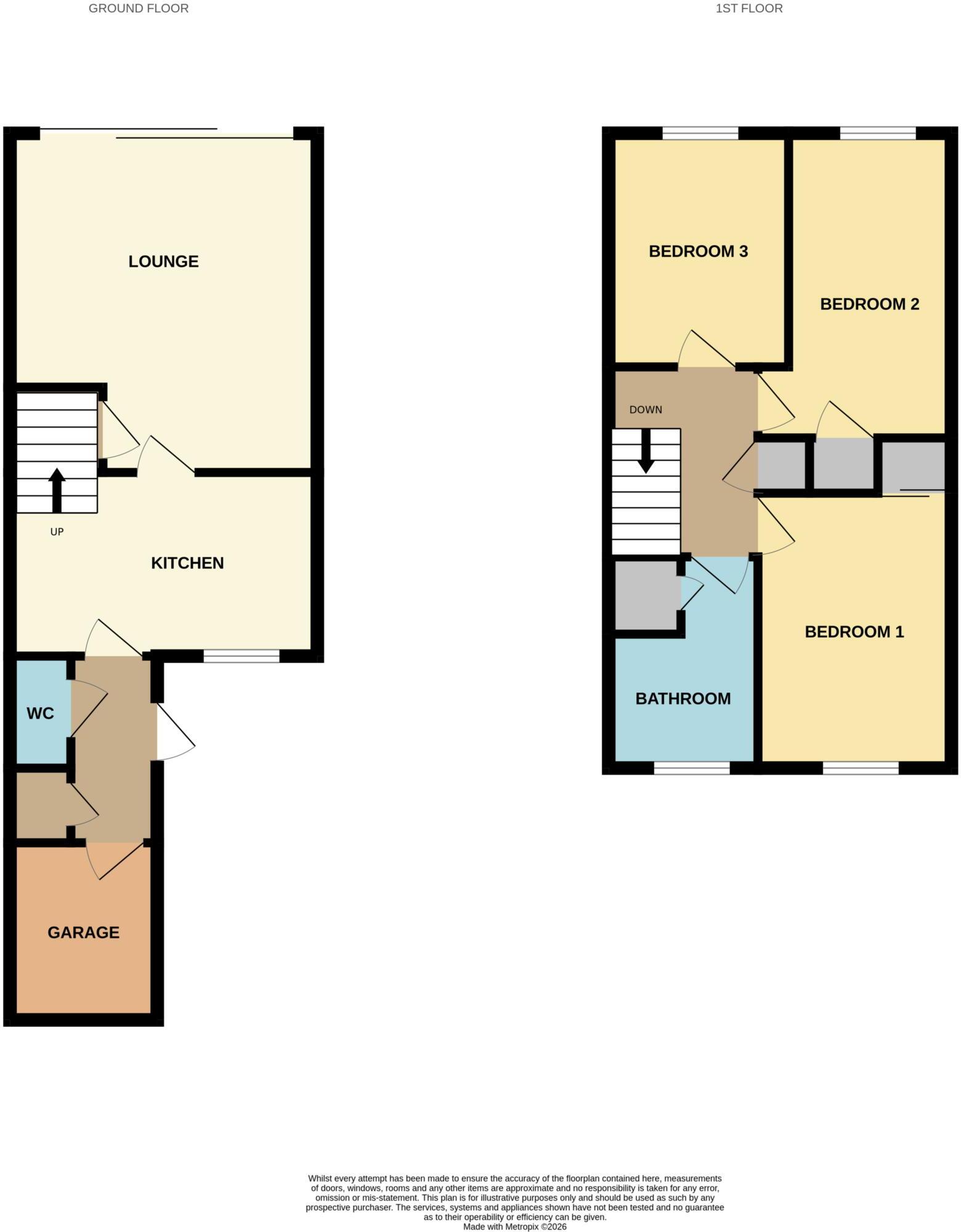 Bedford Road, Letchworth Garden City, SG6 4DZ floorplan