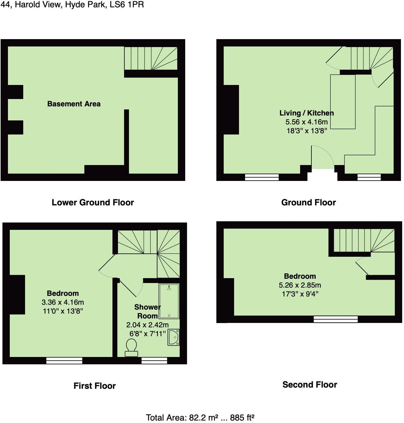 Harold View, Leeds floorplan