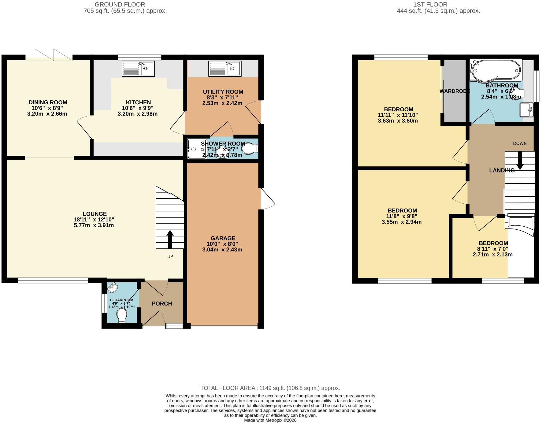 Three Acres, Denmead floorplan