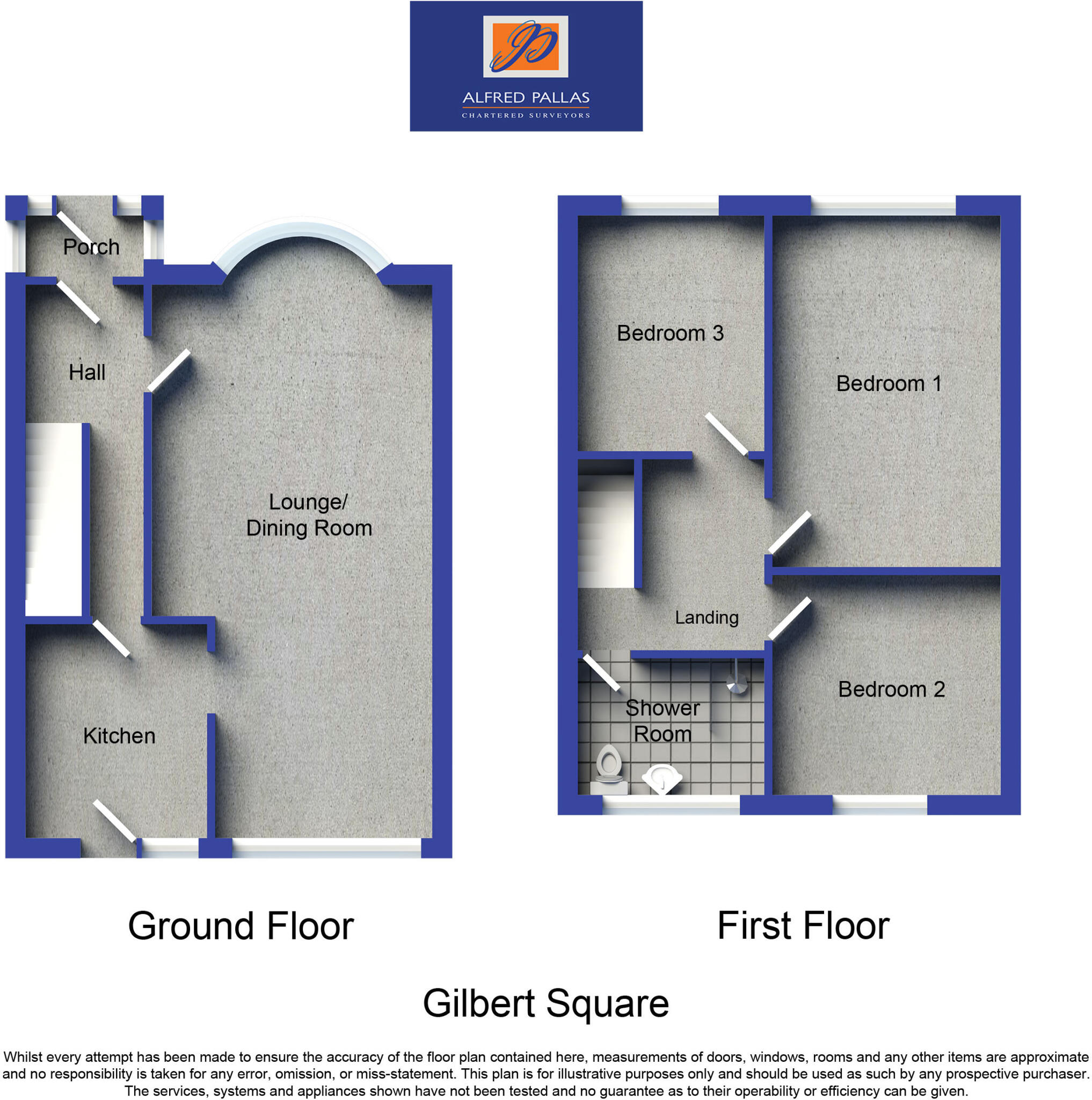 Gilbert Square, Grindon floorplan