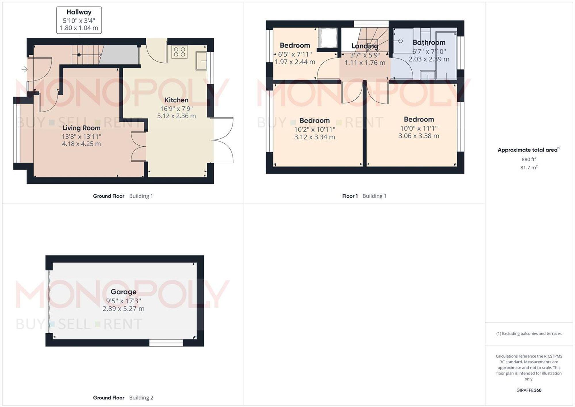 Ffordd Gryffydd, Llay, LL12 floorplan