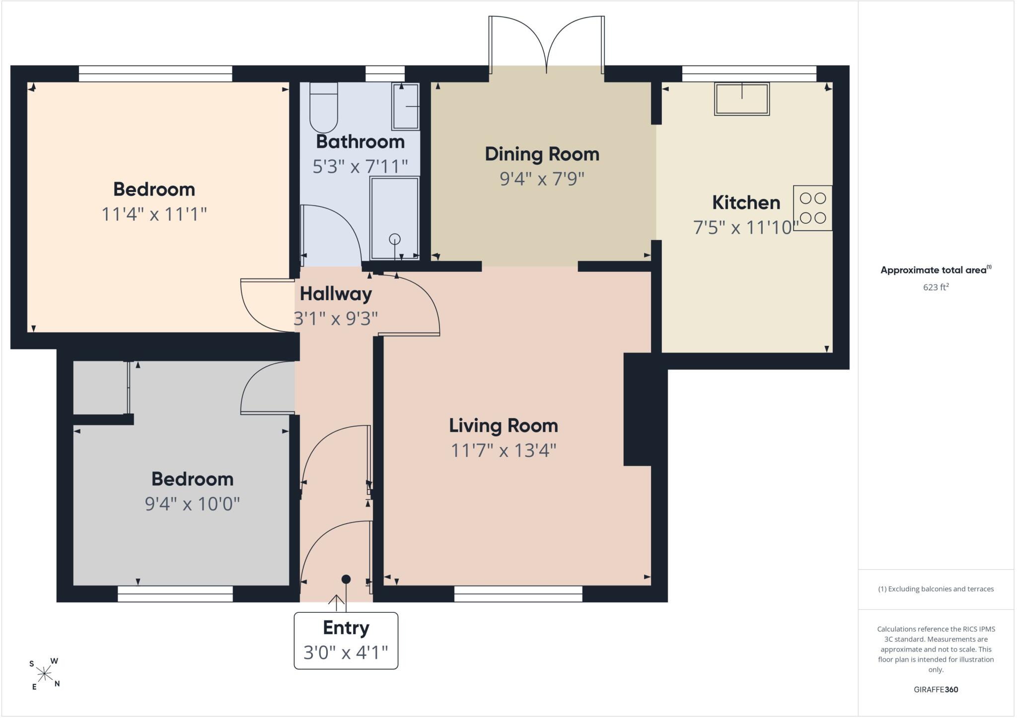 Ellesmere Way, Carlisle, CA2 floorplan