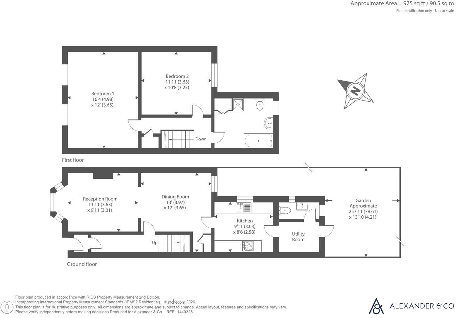 Grange Avenue, Luton floorplan
