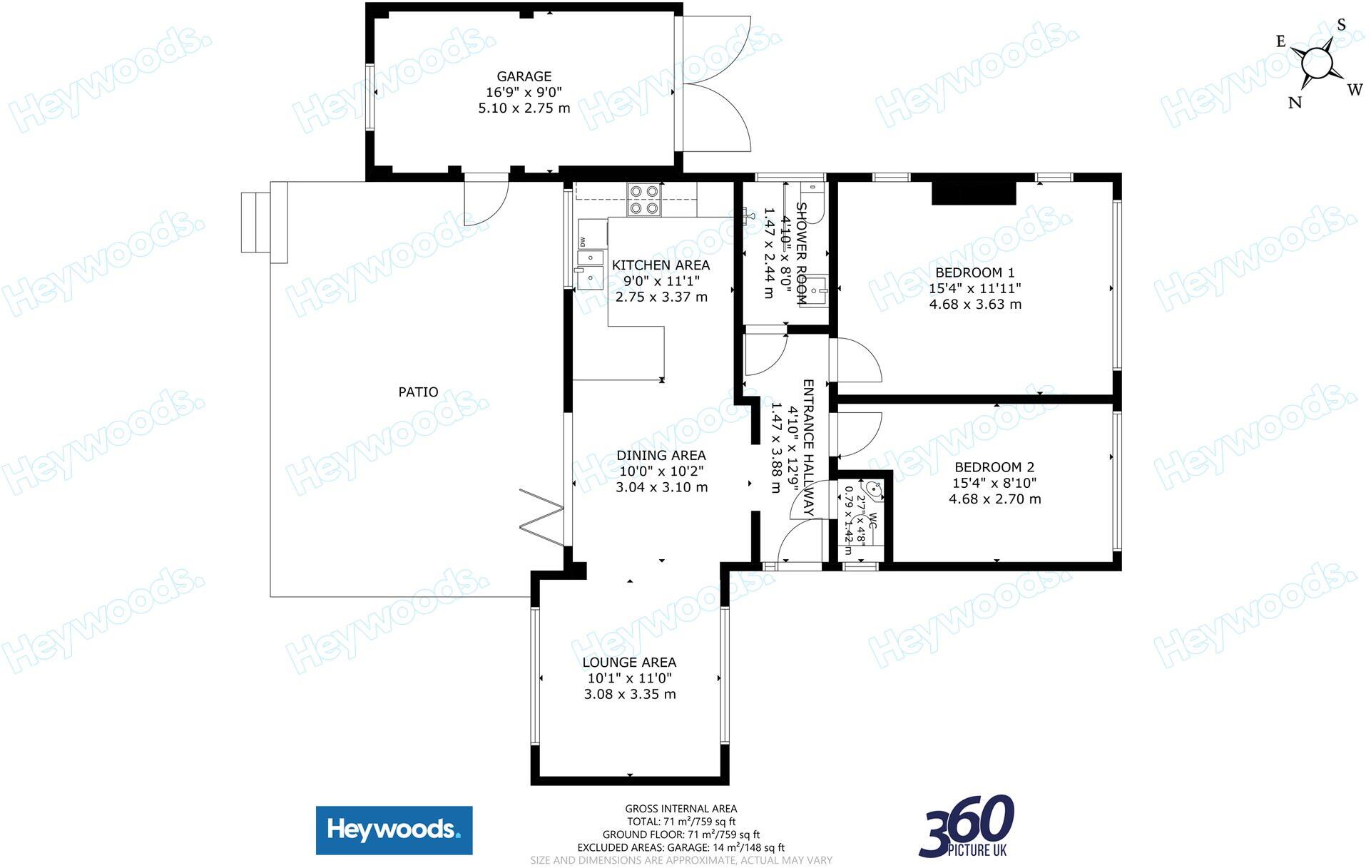 Fox Grove, Clayton, Newcastle under Lyme floorplan