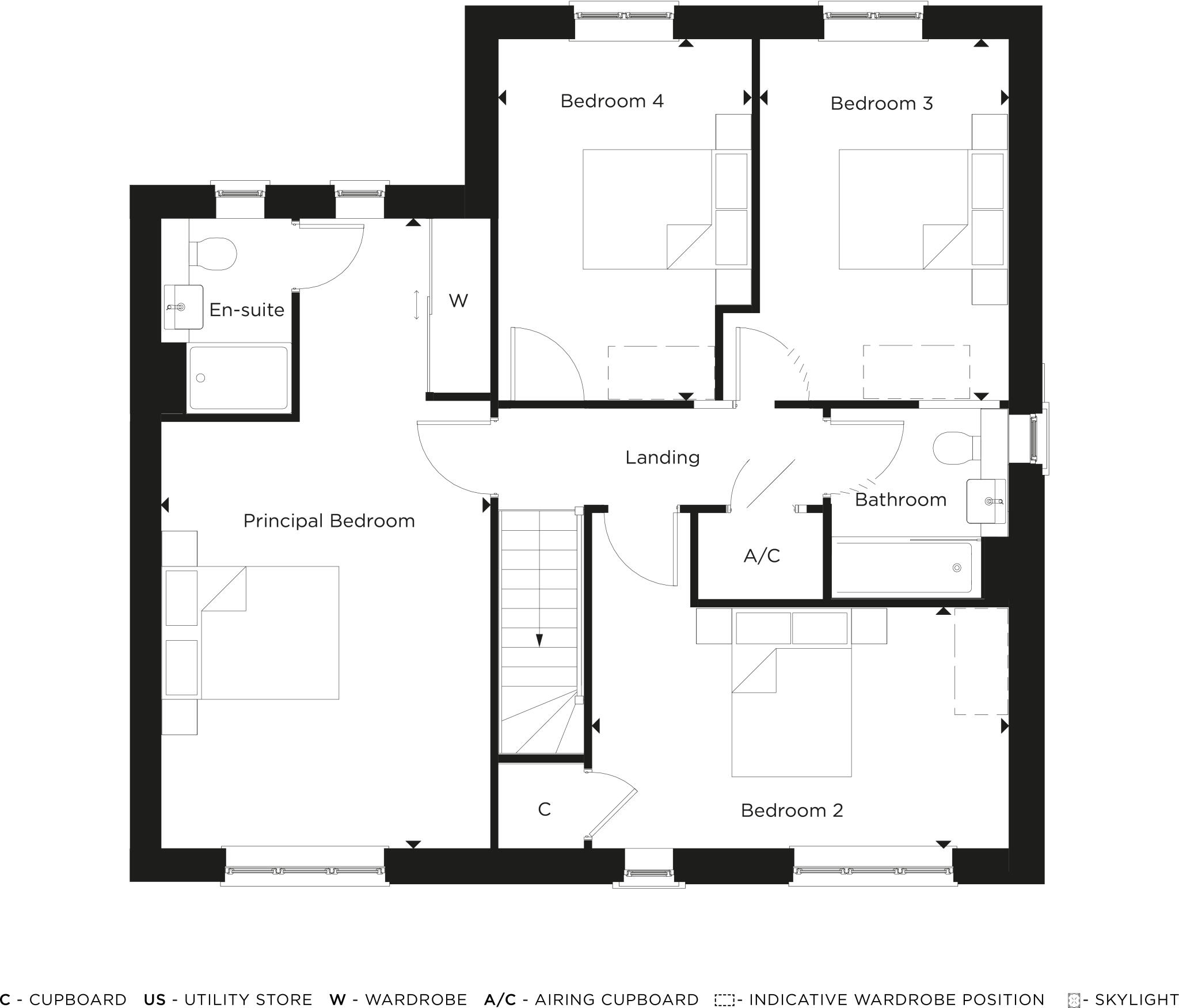 London Road,
Great Chesterford,
CB10 1FU floorplan