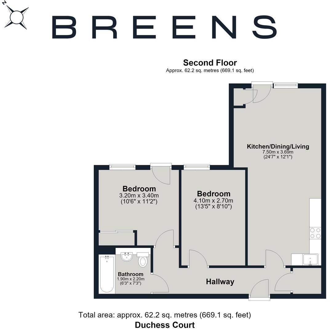 Duchess Court, Welwyn Garden City floorplan