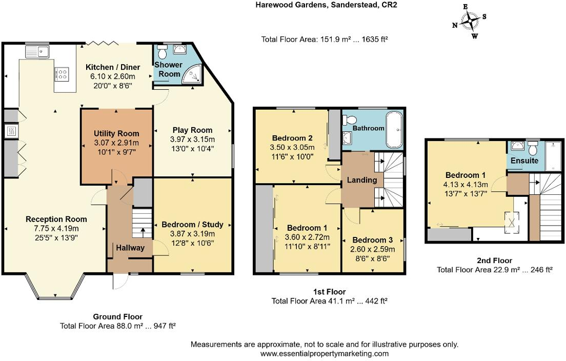 Harewood Gardens, South Croydon, CR2 9BU floorplan