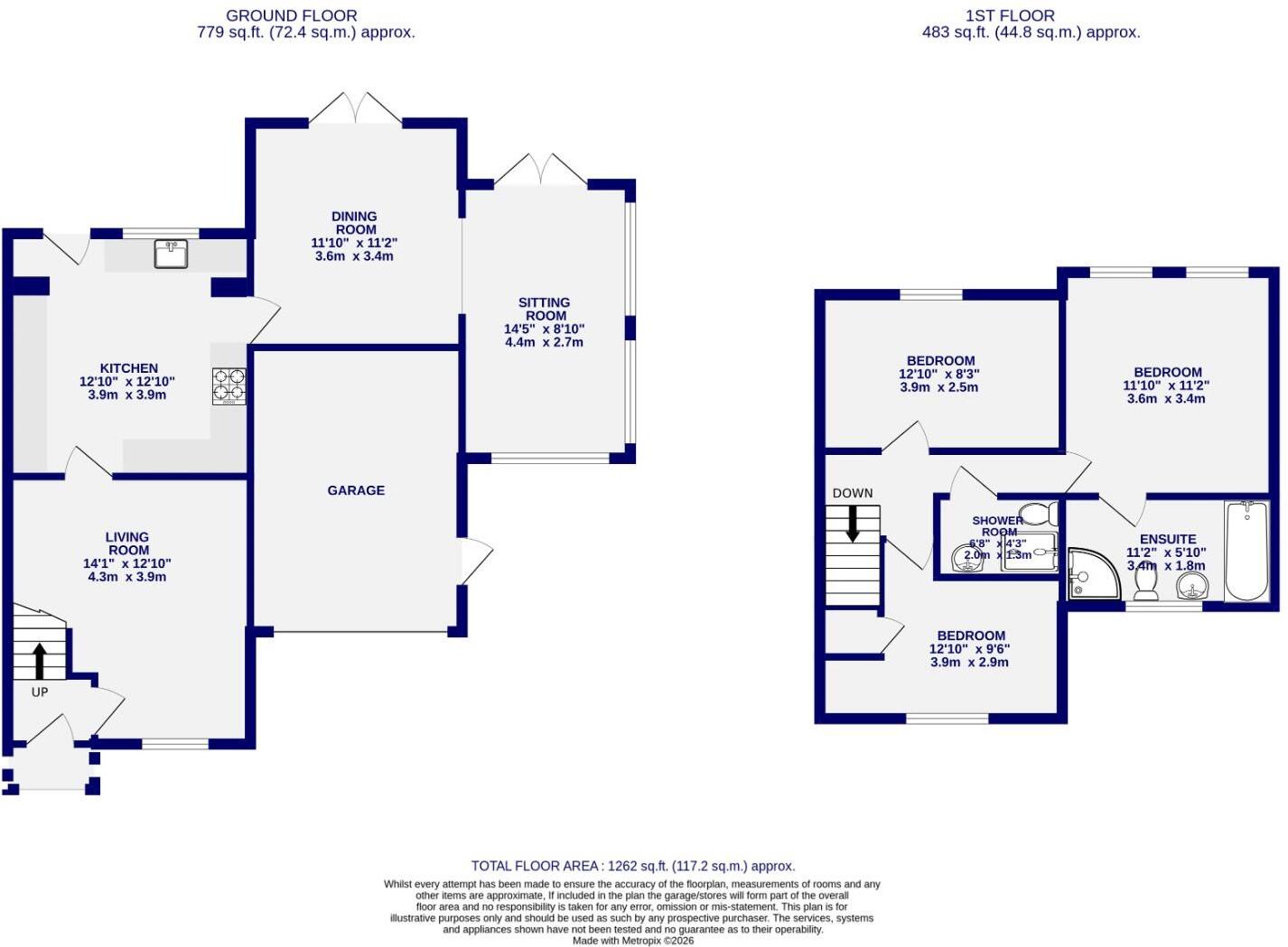 Leadley Croft, Copmanthorpe, York floorplan