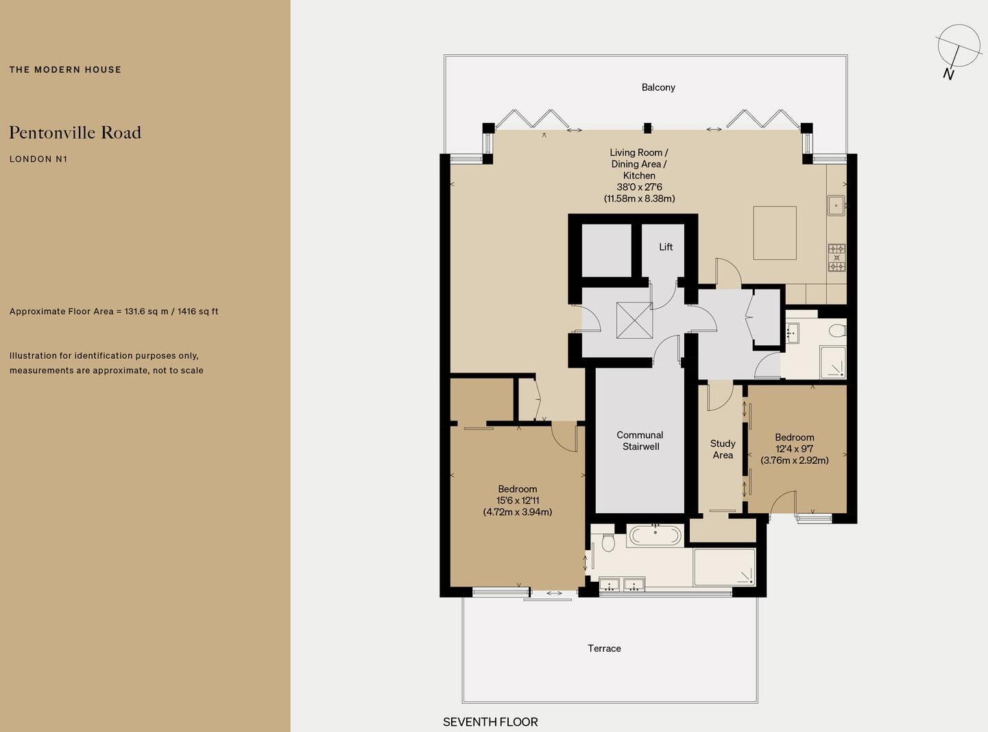 London N1 floorplan
