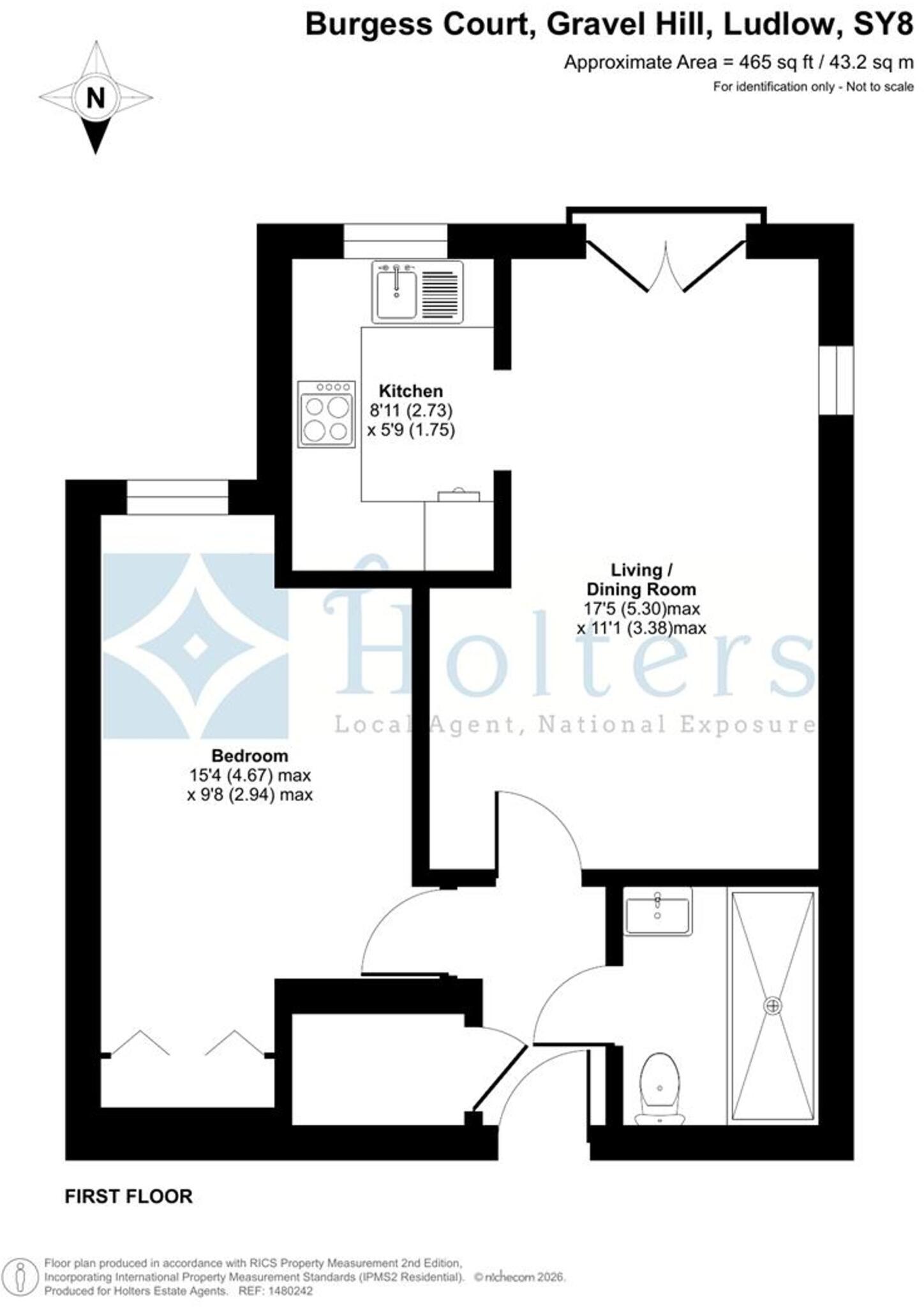 Gravel Hill, Burgess Court Gravel Hill, SY8 floorplan