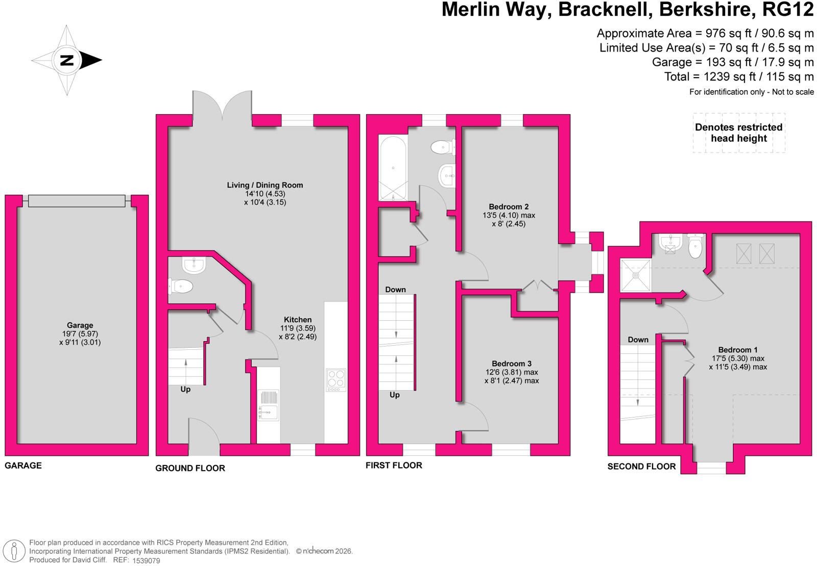 Merlin Way, Bracknell, Berkshire, RG12 floorplan