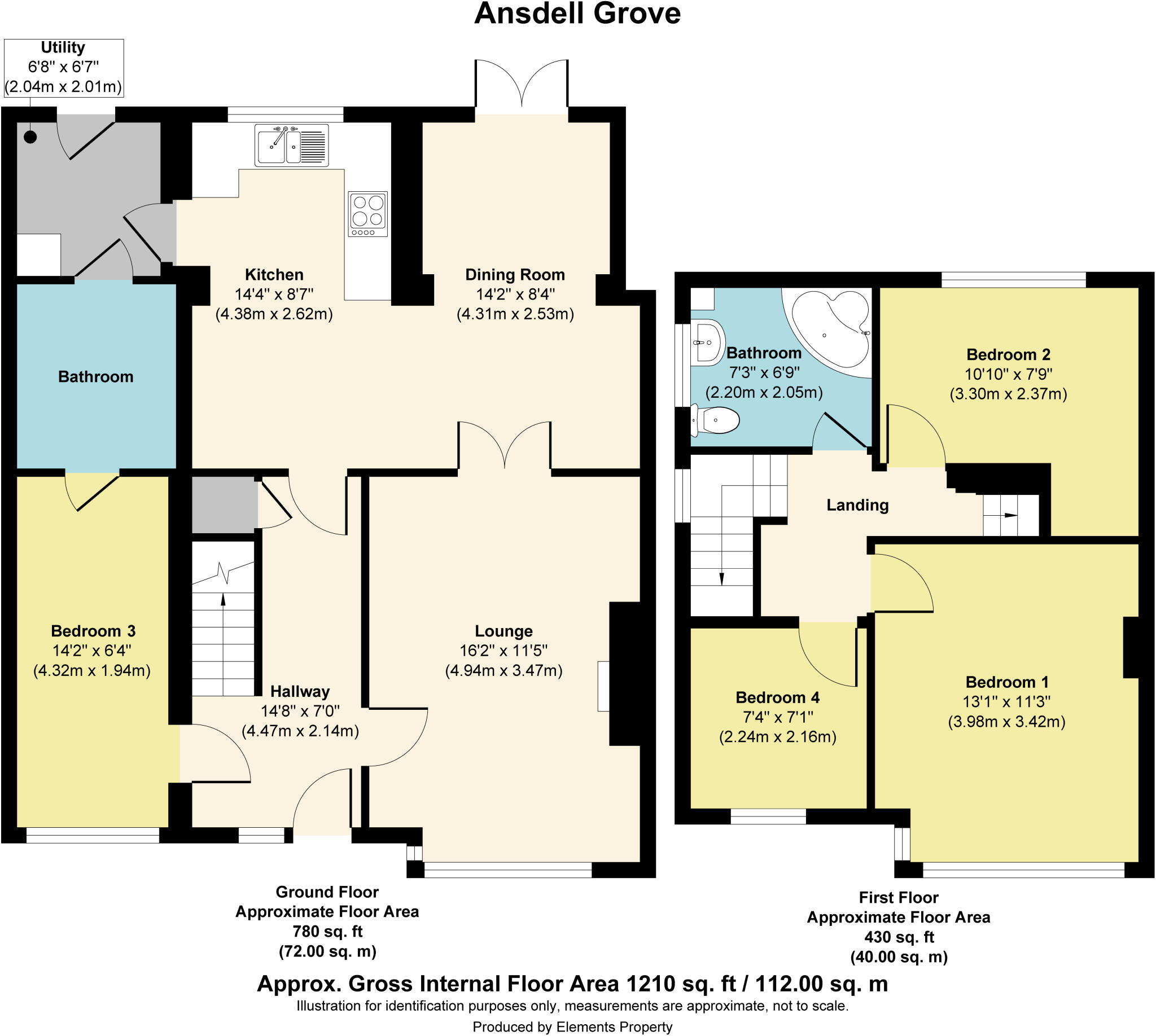 Ansdell Grove Ashton-on-Ribble, Preston PR2 2EX floorplan