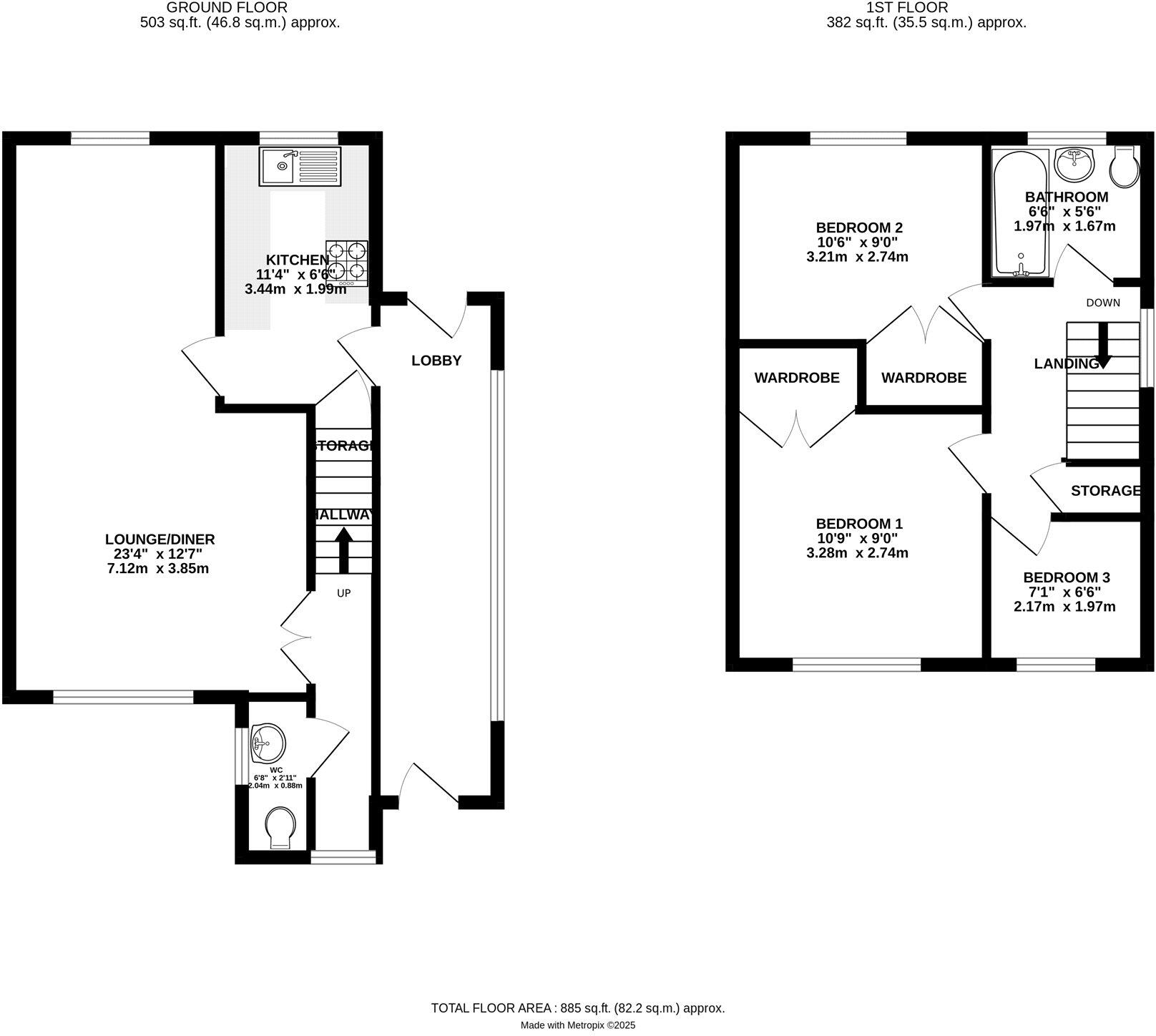 Sylvan Close, Exmouth, Devon floorplan