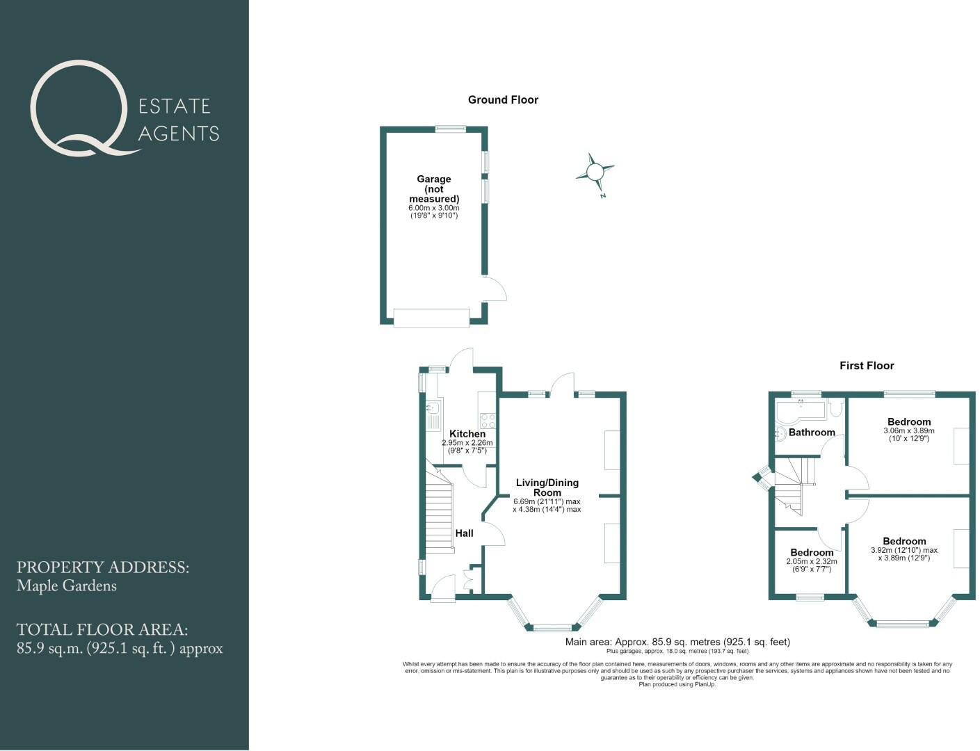 Maple Gardens, Hove, BN3 floorplan
