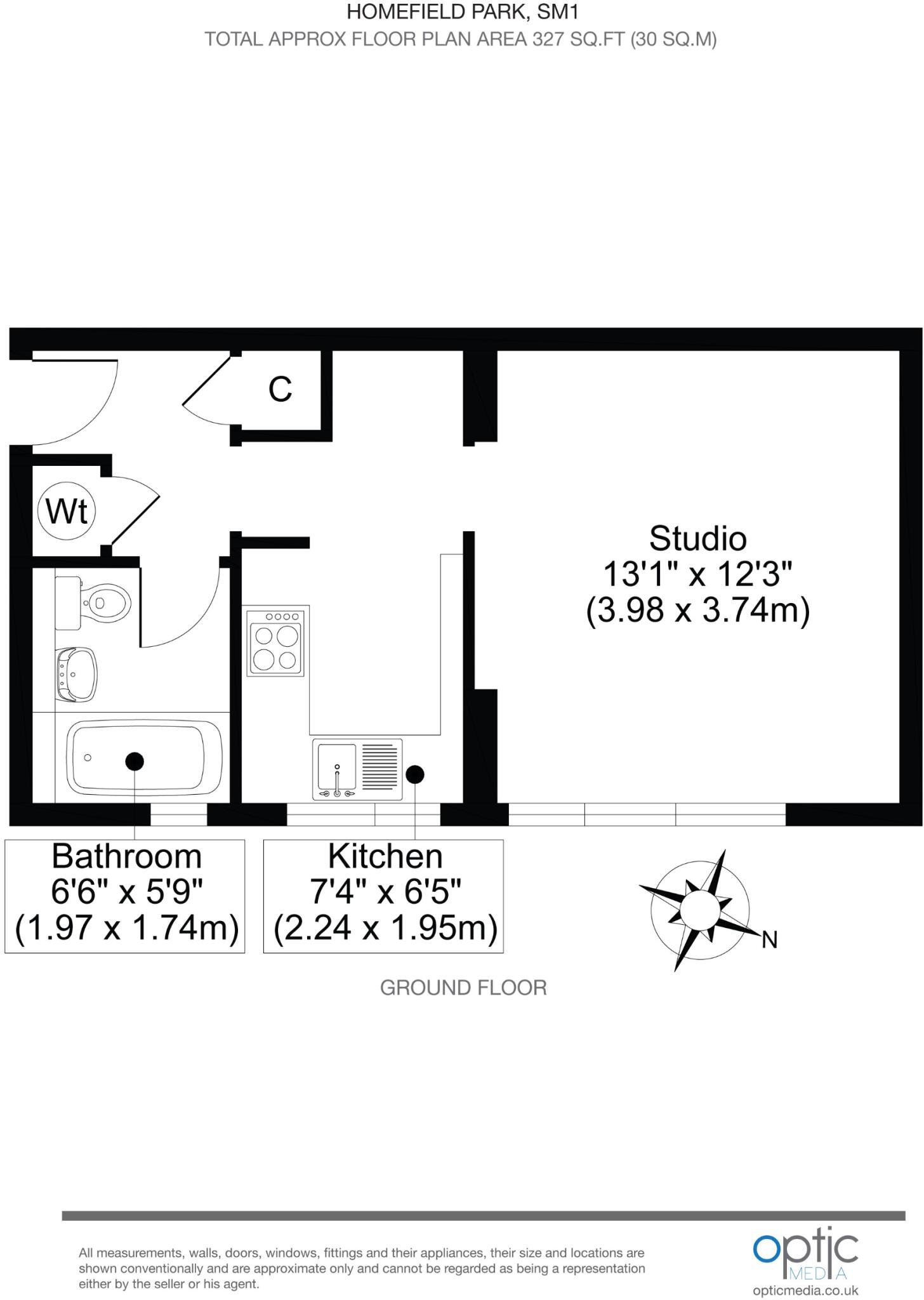 Grove Road, Sutton, SM1 floorplan