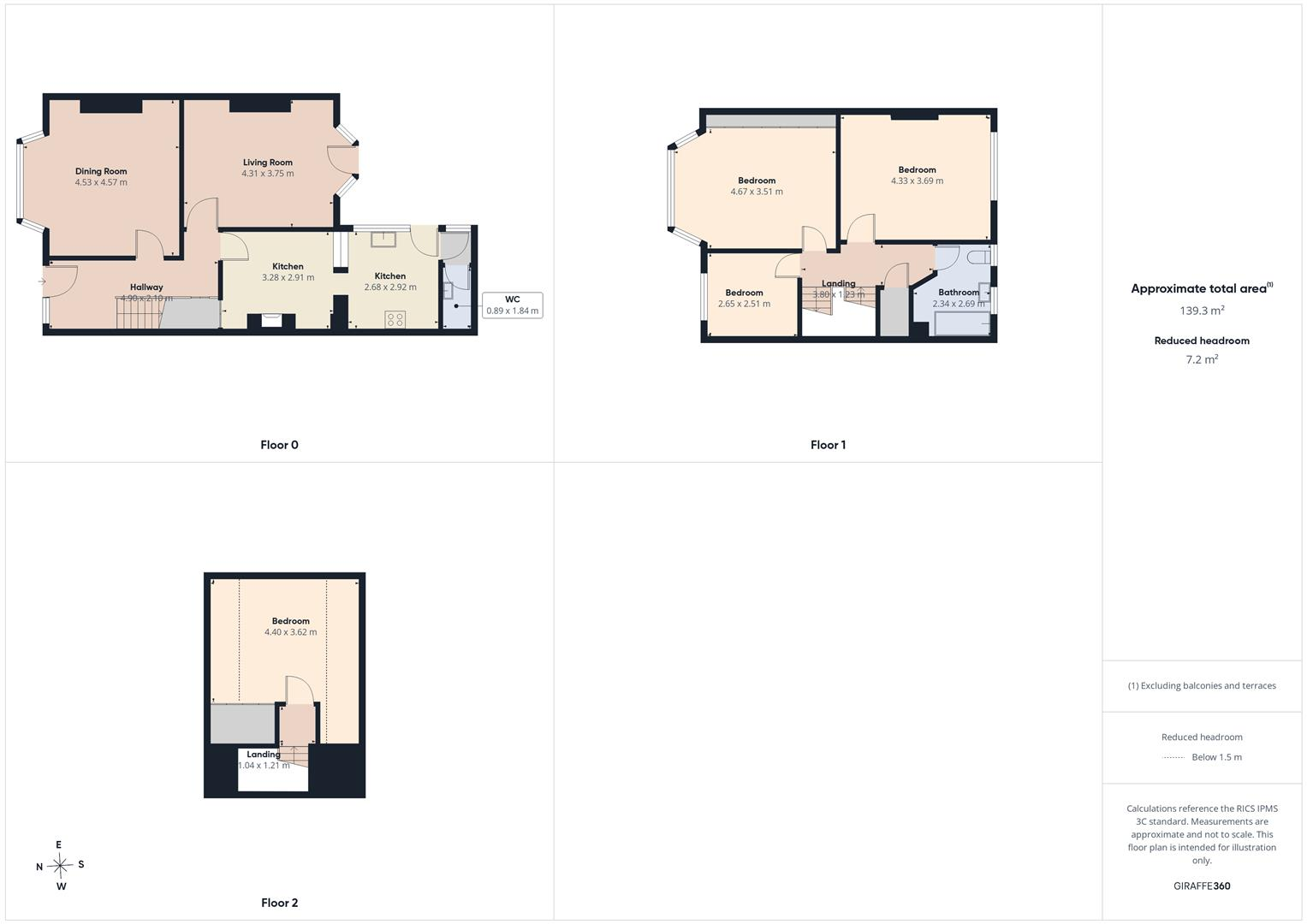 Joicey Road, Low Fell, Gateshead floorplan