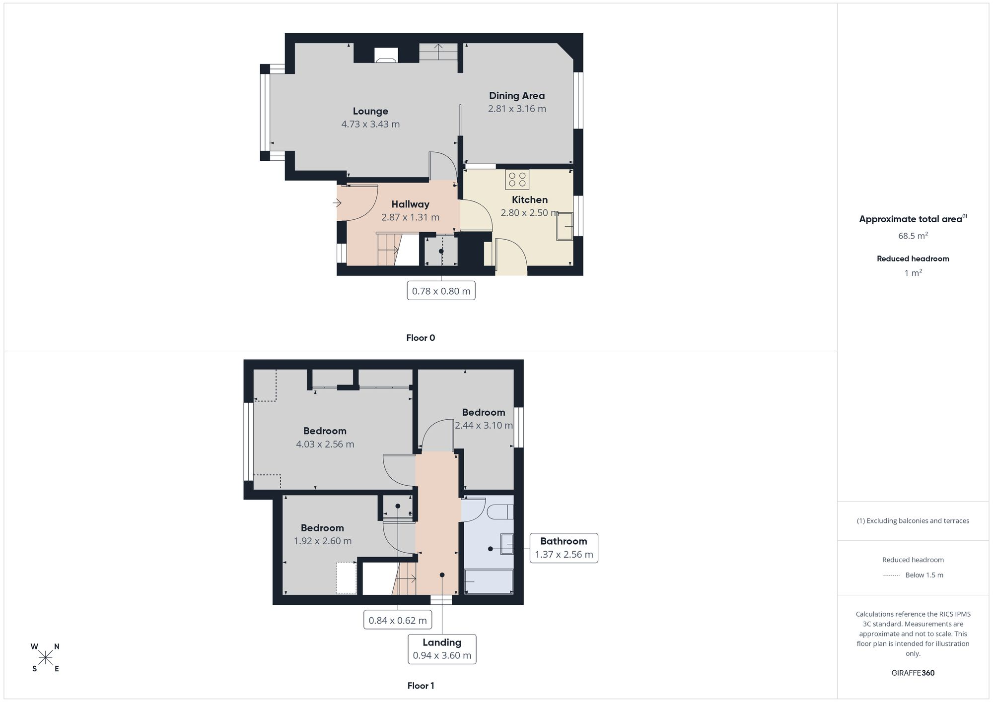 Braeside, Dunston, Gateshead, NE11 floorplan