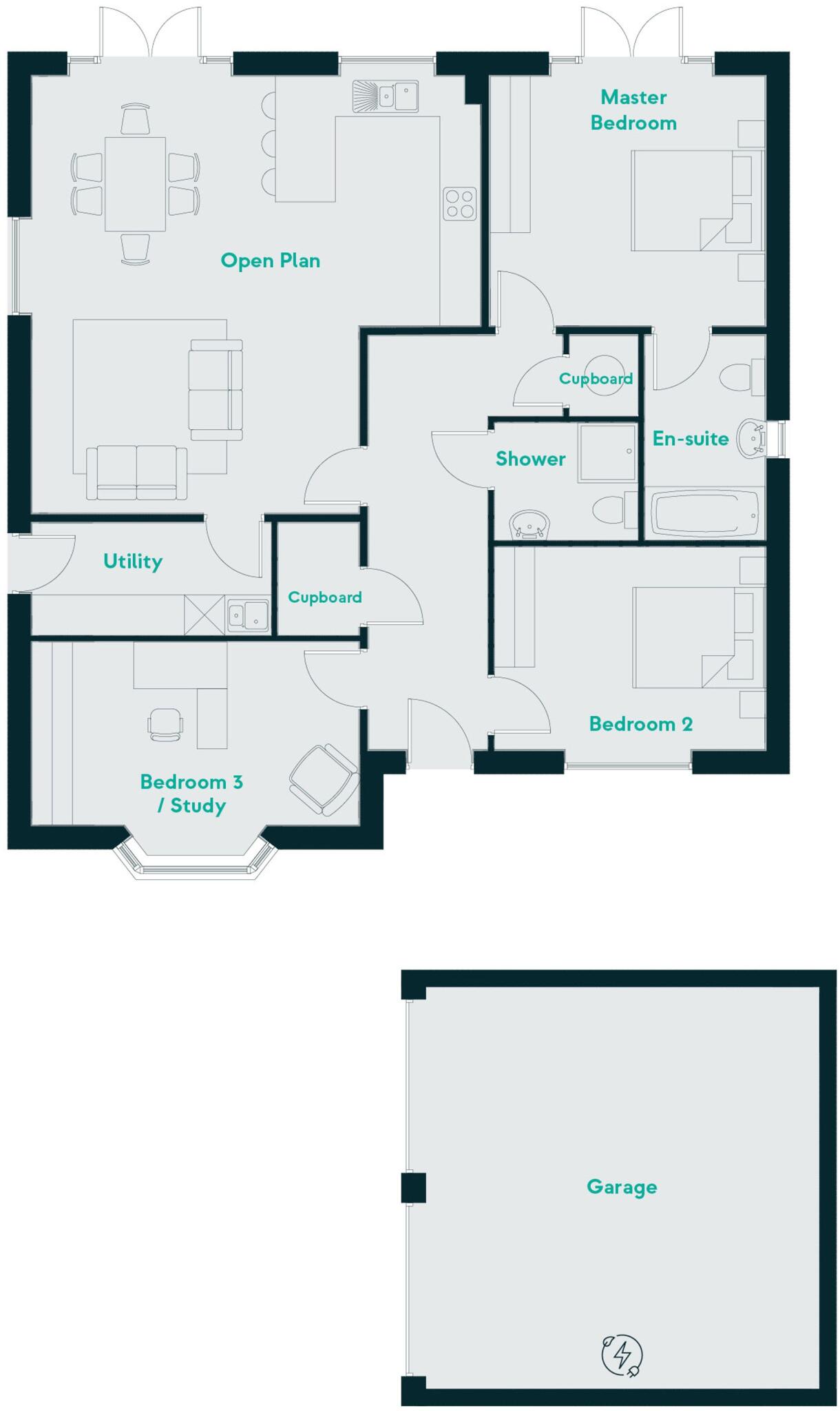 Summer Lane, Wirksworth, DE4 floorplan