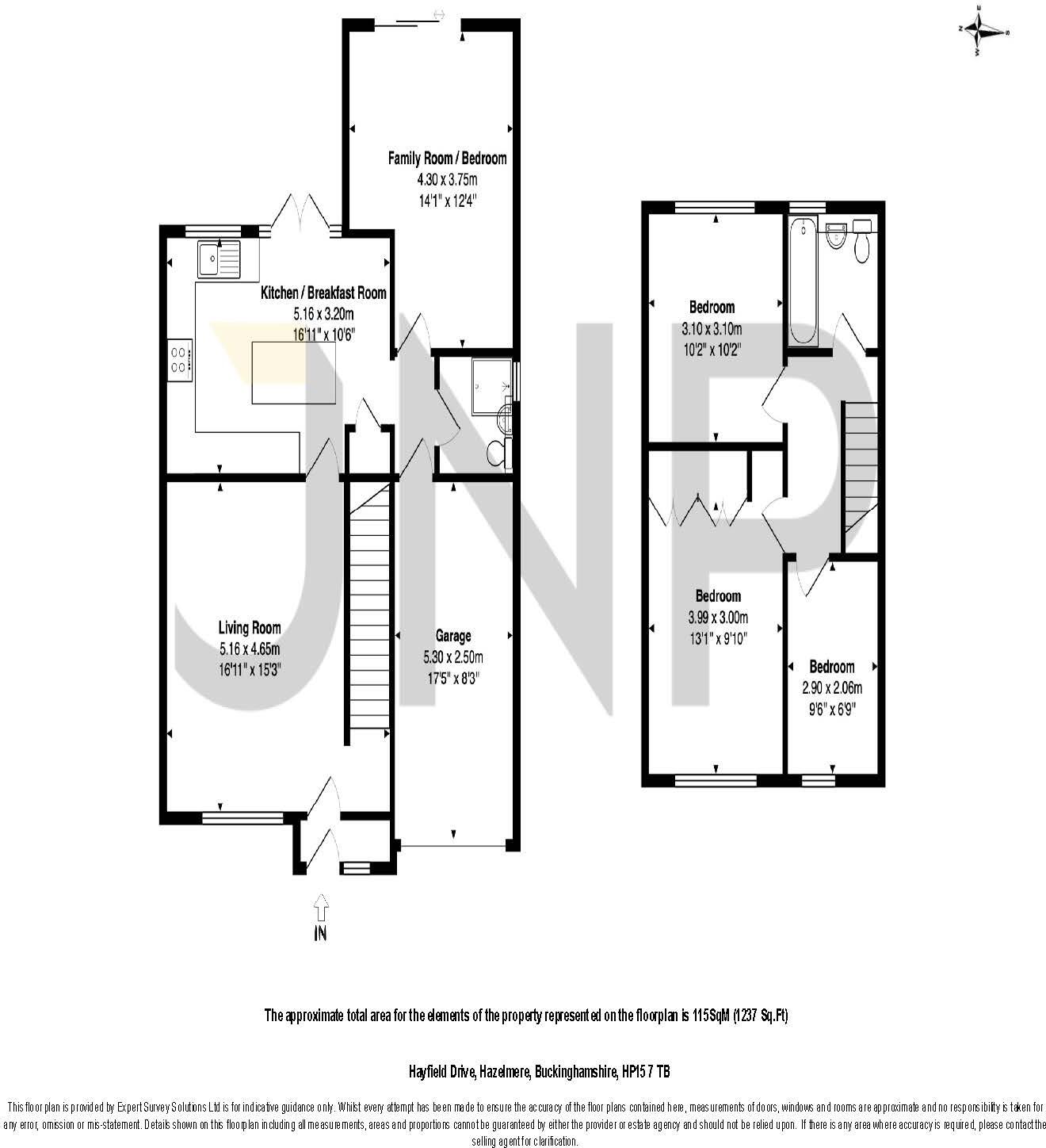Hayfield Drive, Hazlemere, High Wycombe, Buckinghamshire, HP15 floorplan