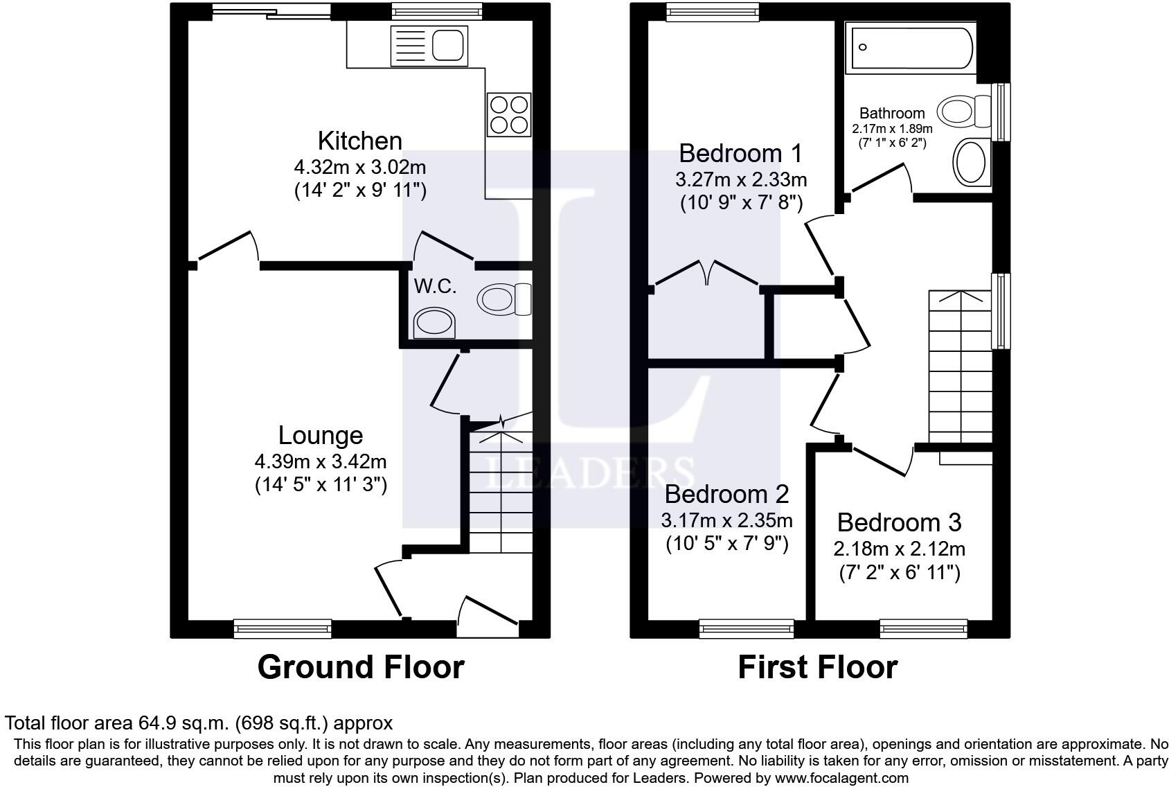 Carnation Road, Shirebrook, Mansfield, NG20 floorplan