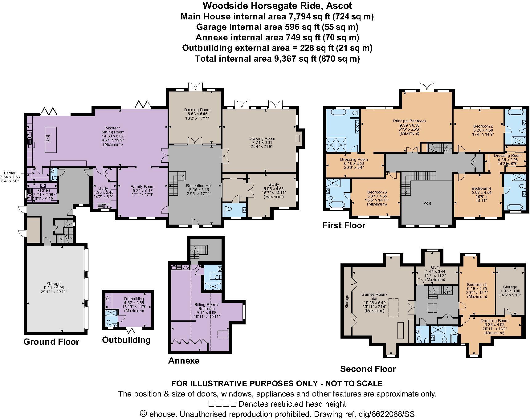 Horsegate Ride, Ascot, Berkshire floorplan