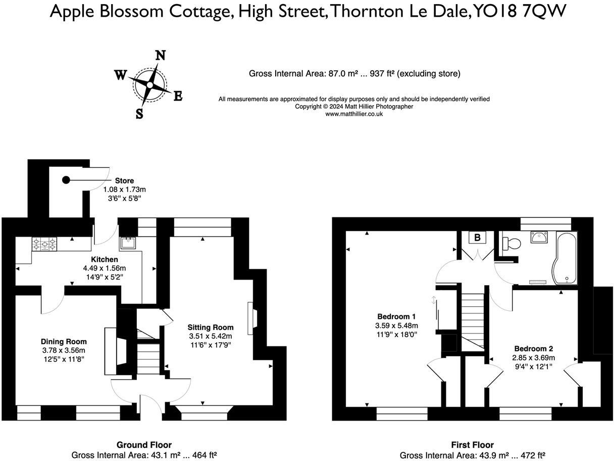High Street, Thornton-Le-Dale, Pickering floorplan