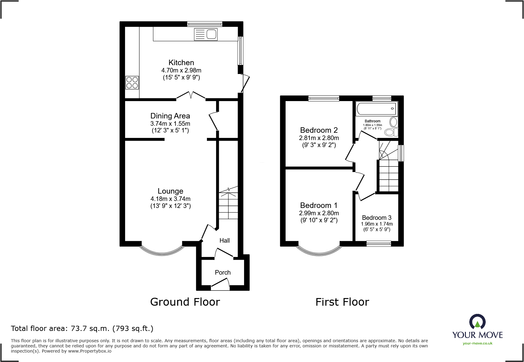 Fletemoor Road, Plymouth, Devon, PL5 floorplan