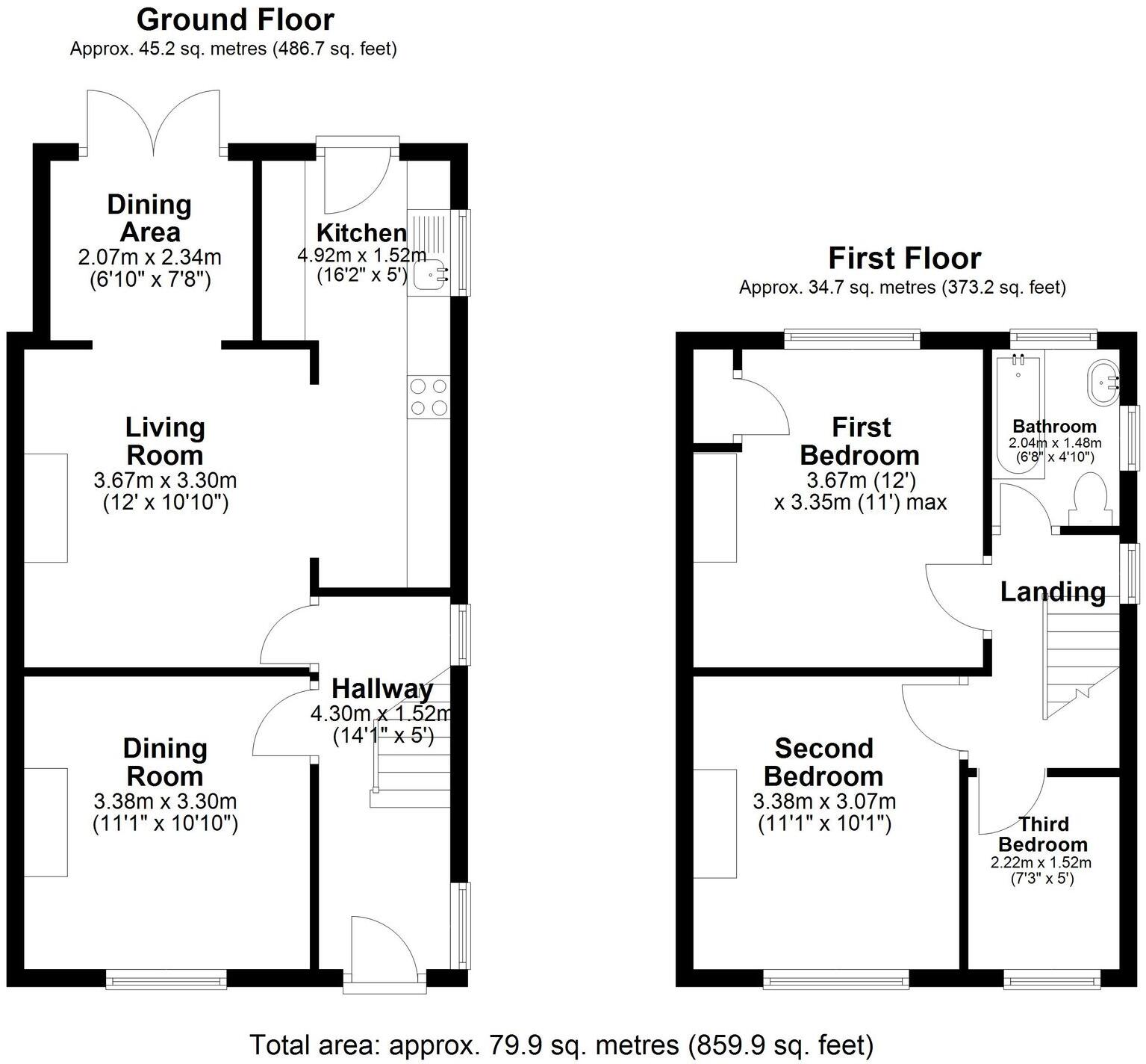 Coppins Road, Clacton-On-Sea, CO15 floorplan