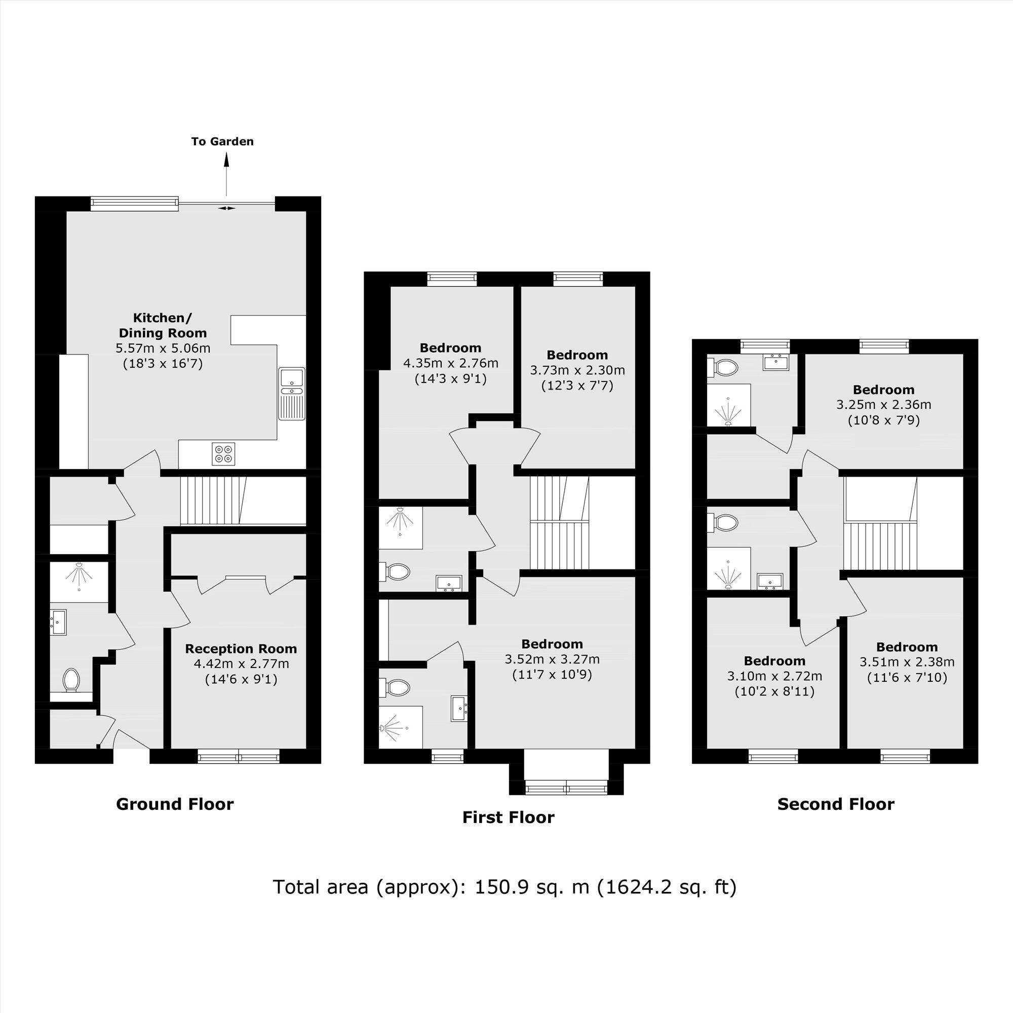 Crescent Way, Brockley floorplan