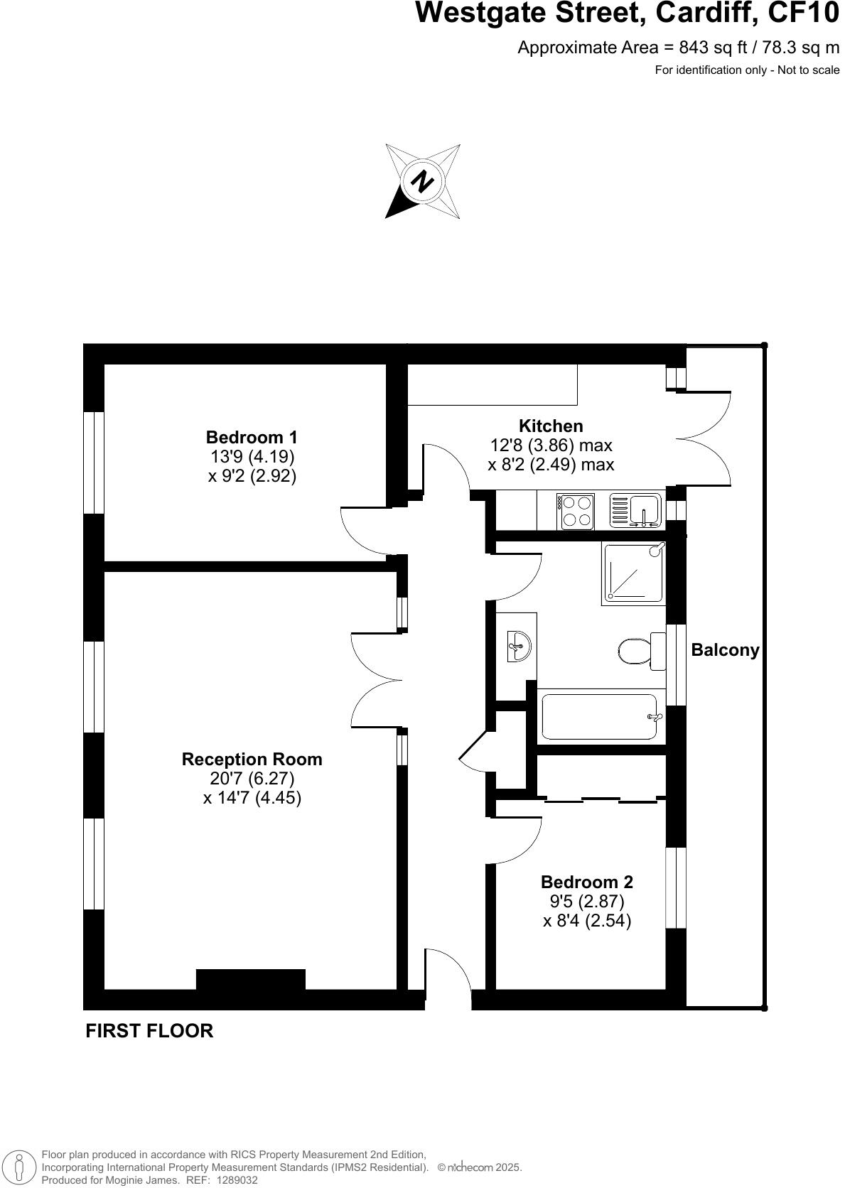 Westgate Street, Cardiff floorplan