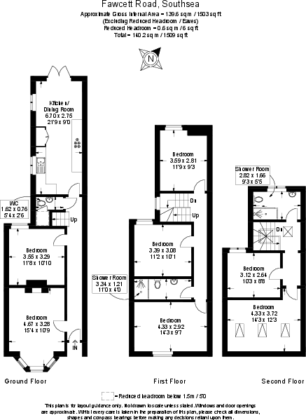 Fawcett Road, Southsea floorplan