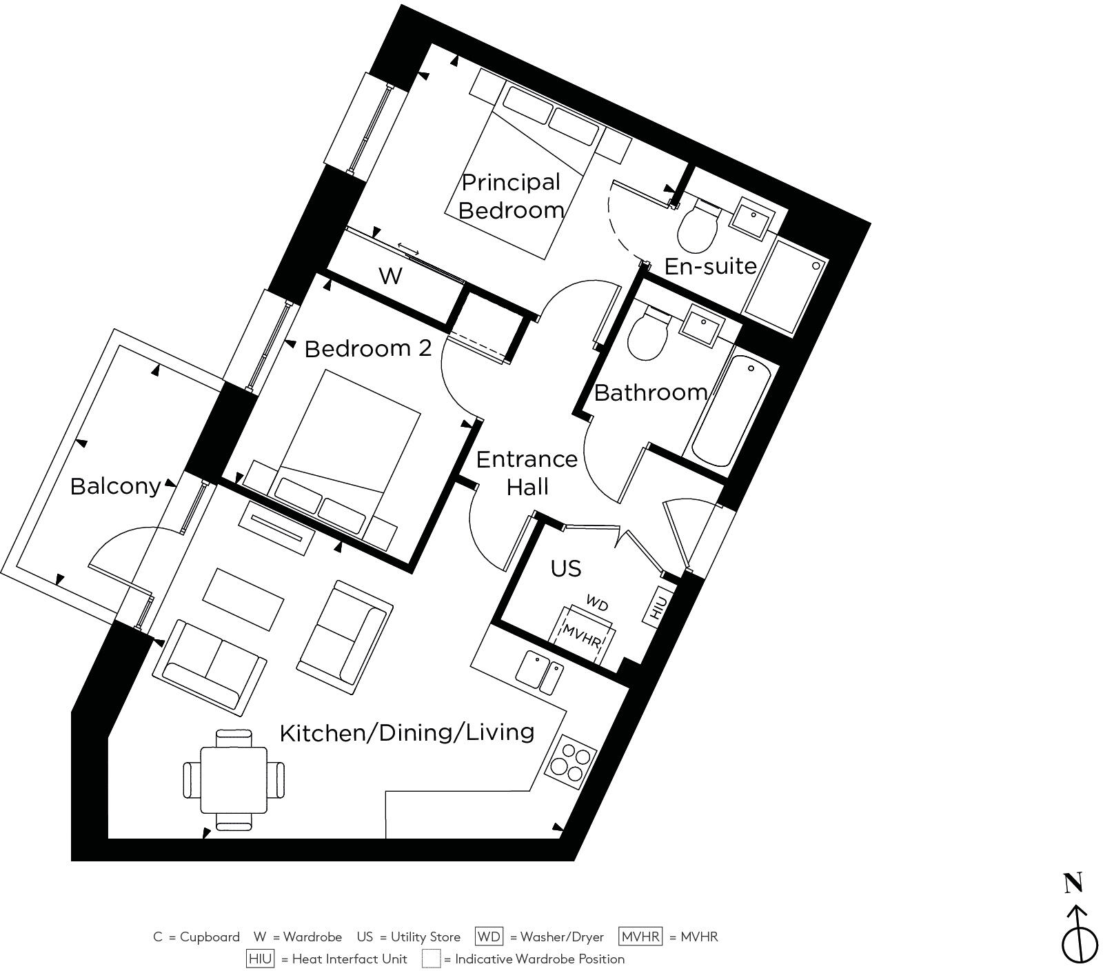 24, Lampton Parkside, Hounslow,
TW3 floorplan
