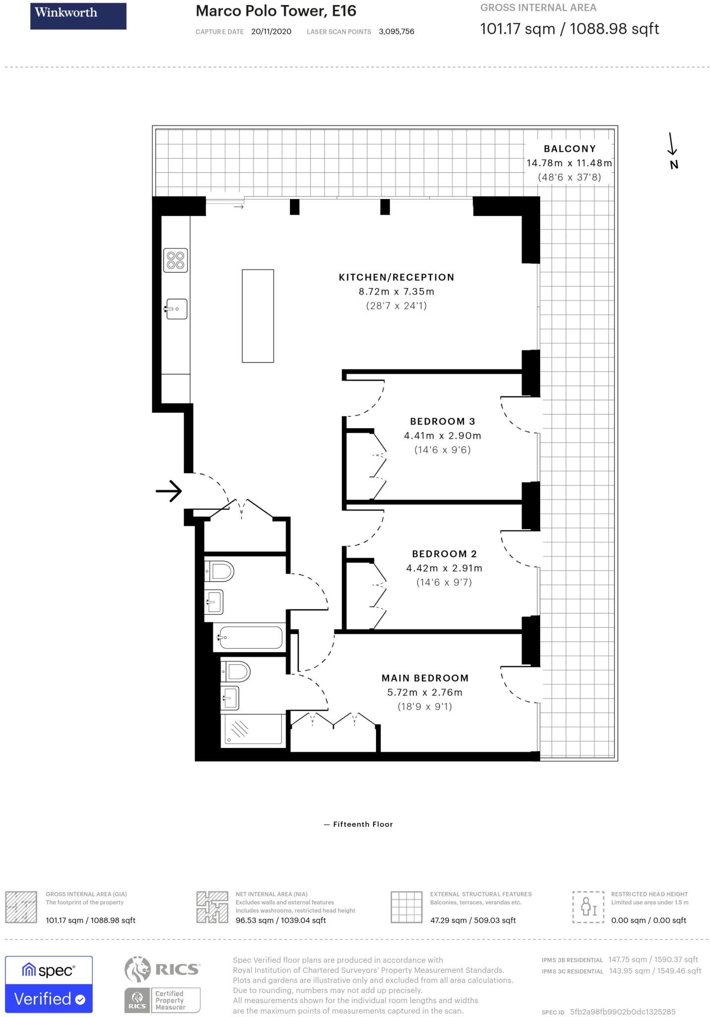 Bonnet Street, London, E16 floorplan