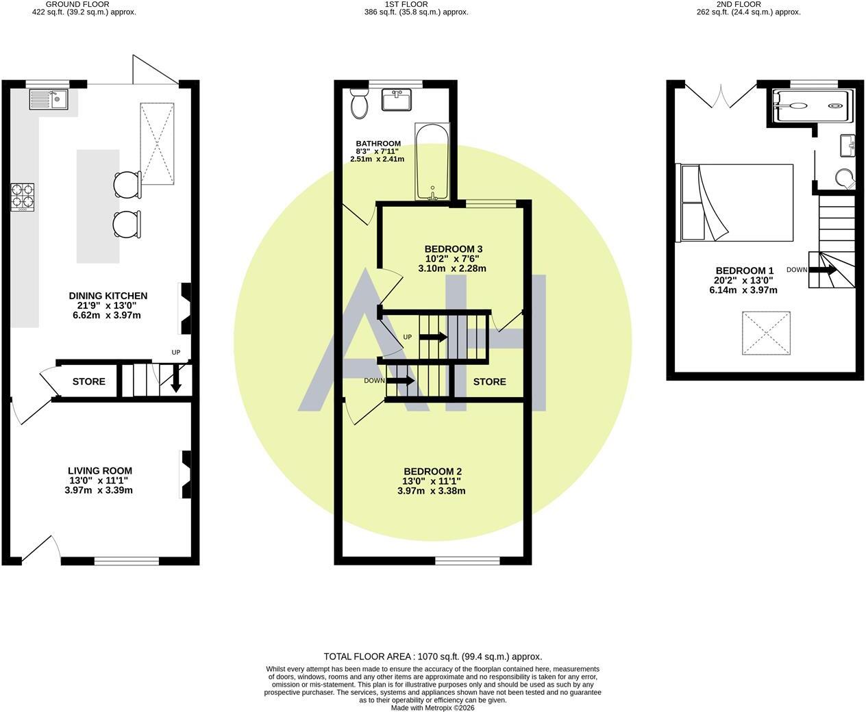 Harley Road, Sale floorplan