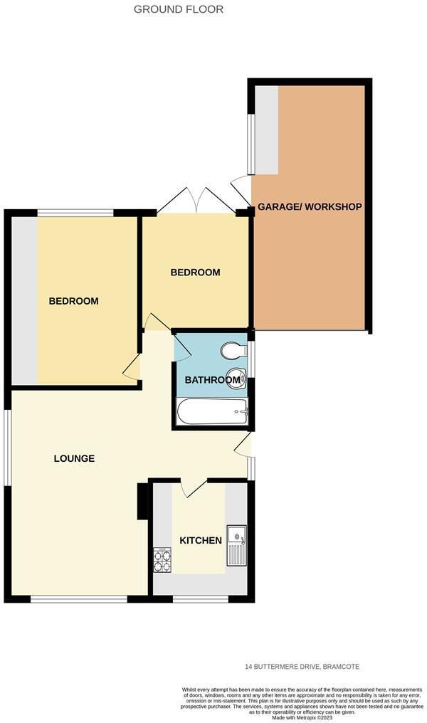 Buttermere Drive, Bramcote floorplan